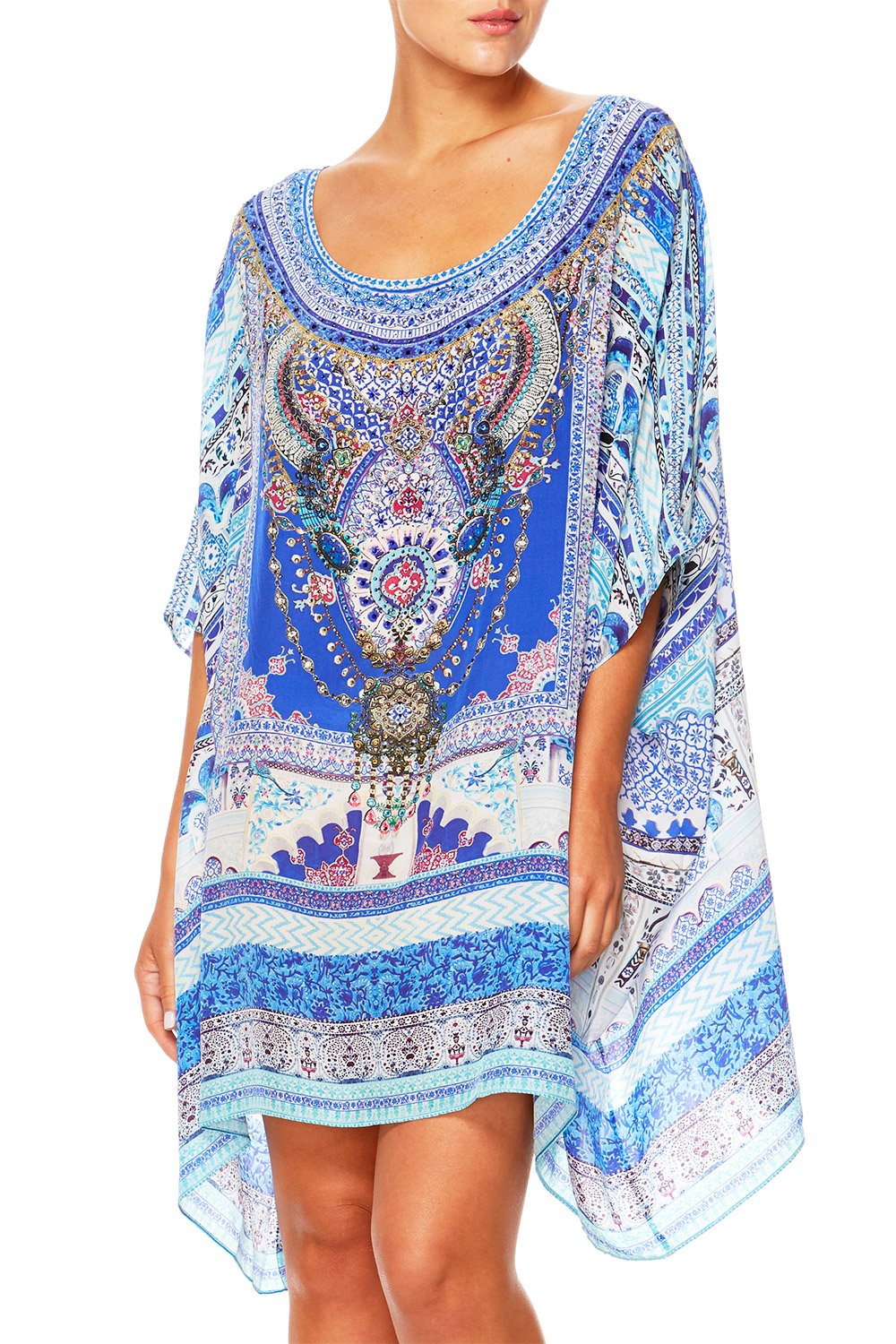 STRENGTH IN RAYS SHORT ROUND NECK KAFTAN