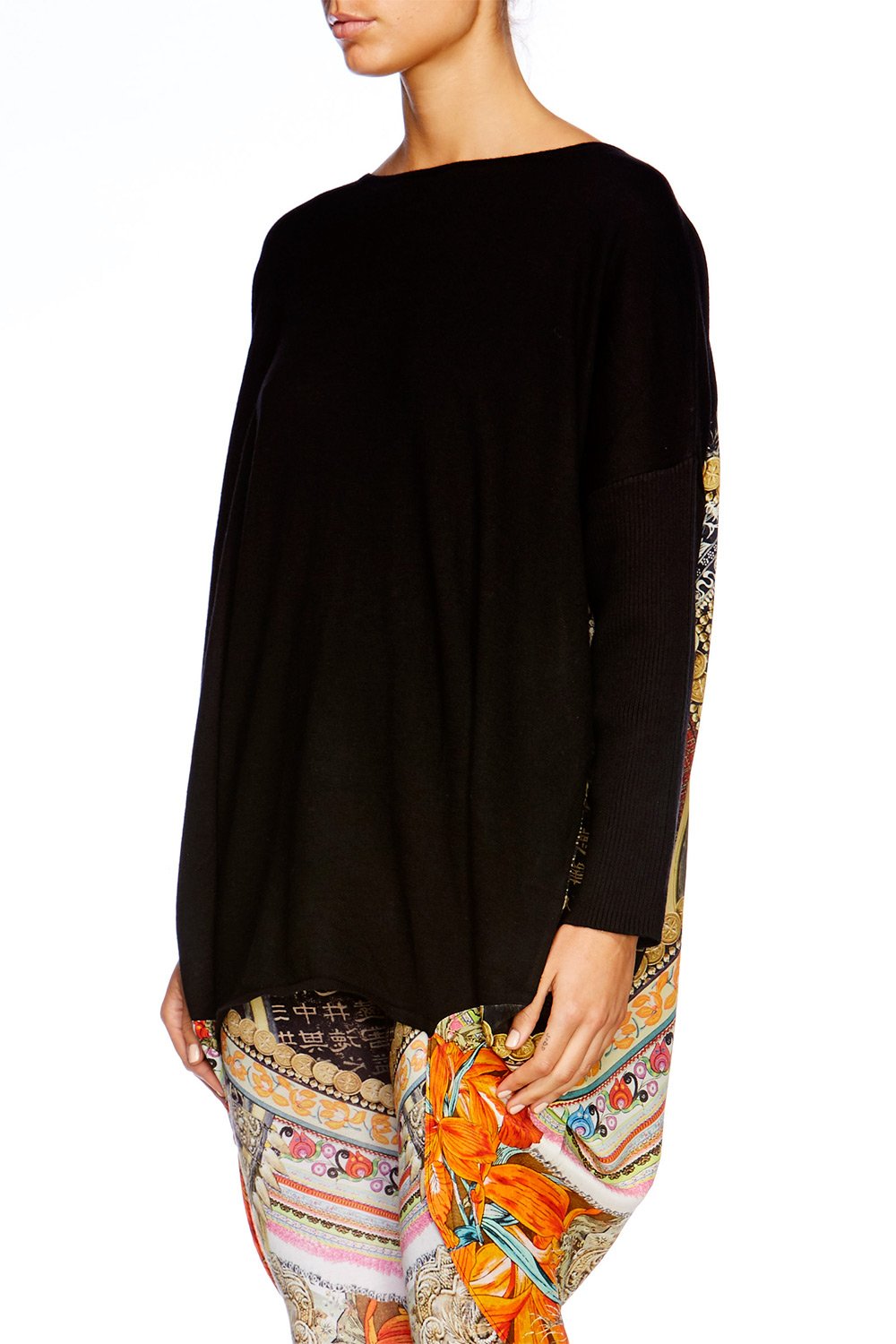 DYNASTY DAYS LONG SLEEVE JUMPER W PRINT BACK