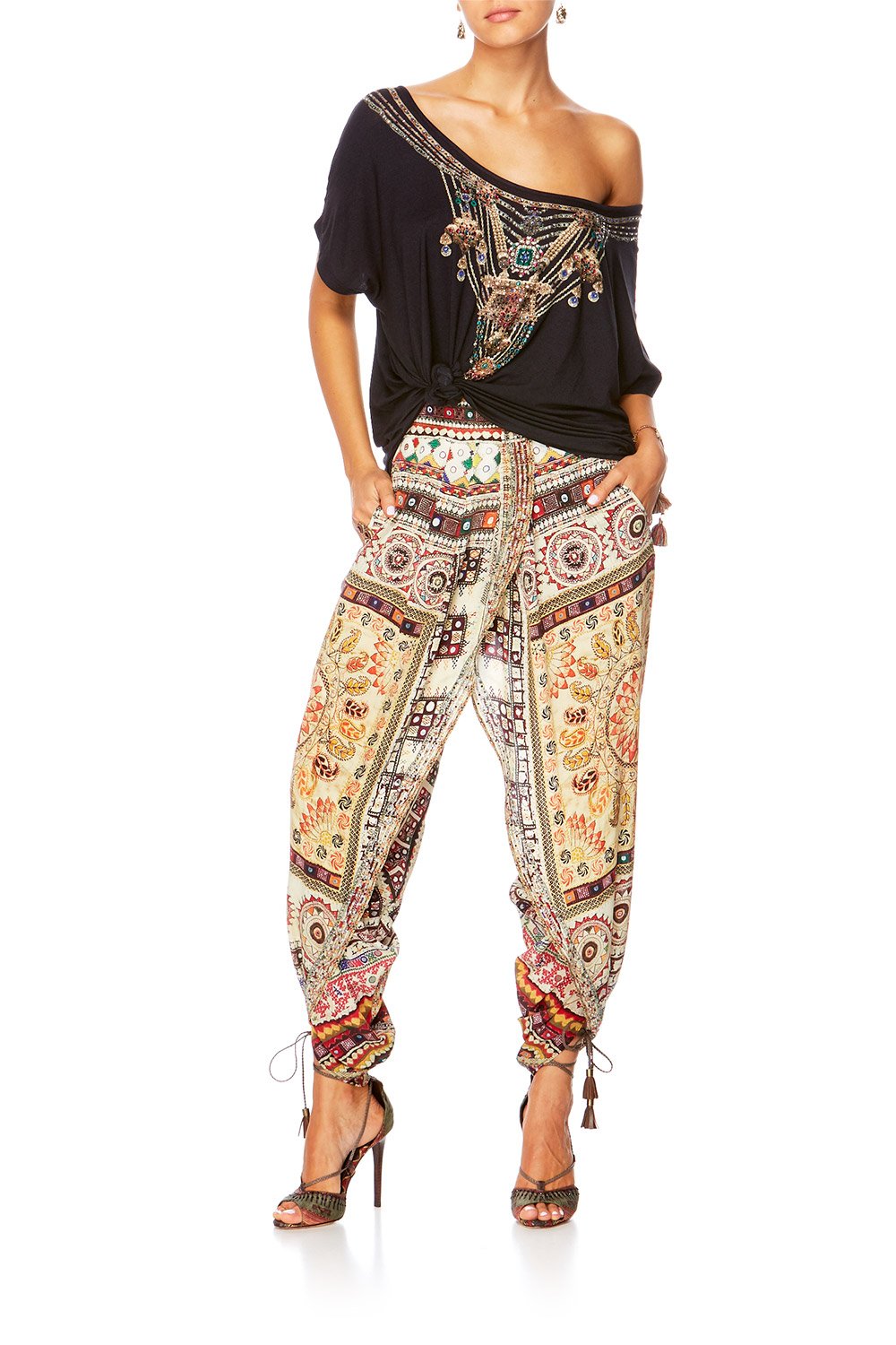 INDIANA FRANKS WRAP FRONT TROUSER