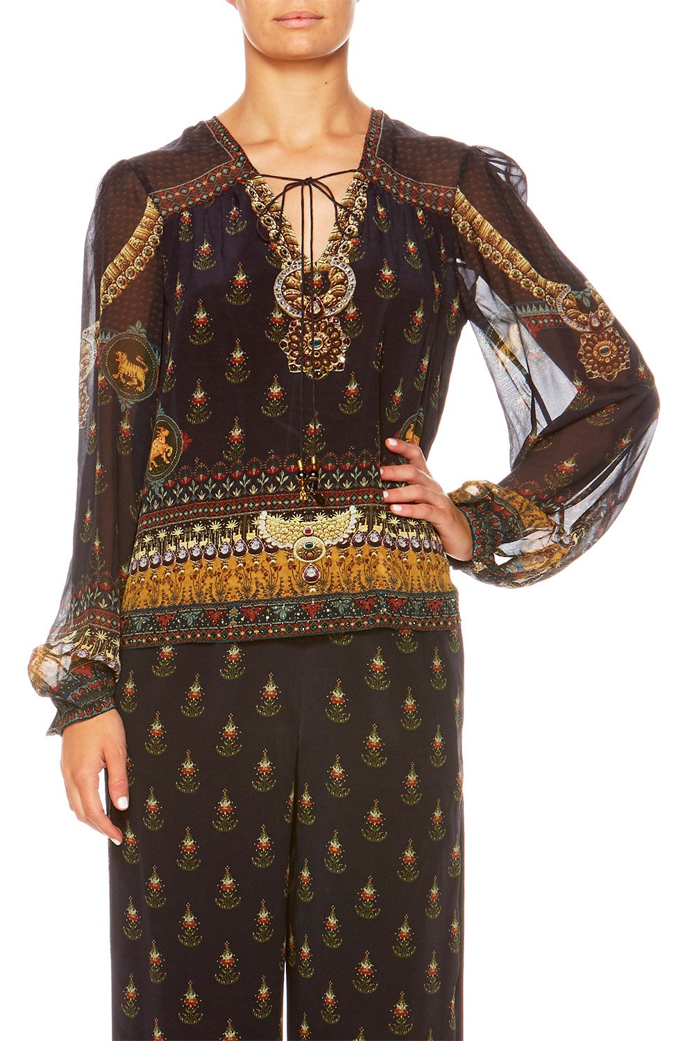 BLISS OF BOHEMIA VINTAGE BLOUSE W YOKE