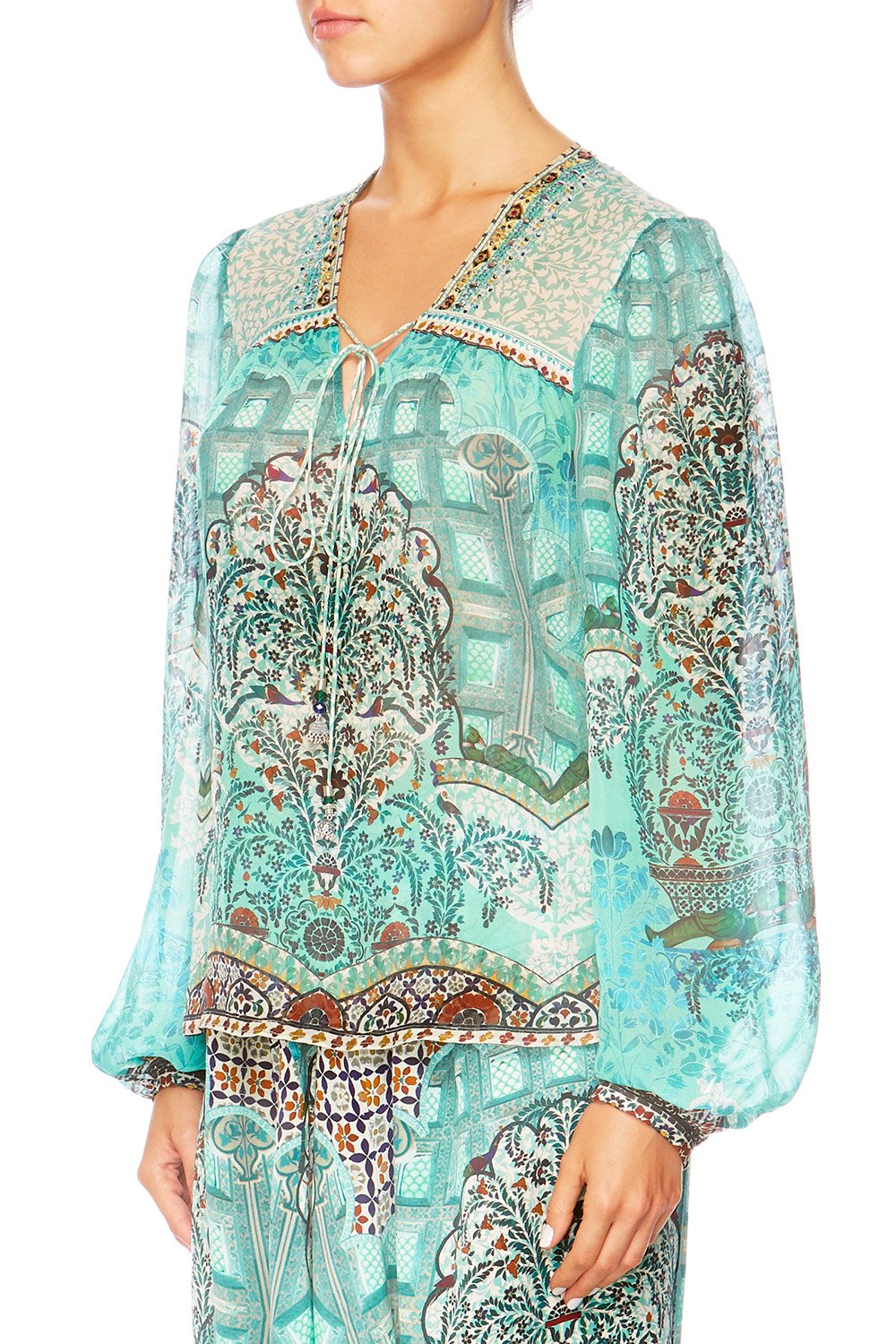 THE SPIRIT WITHIN VINTAGE BLOUSE W YOKE