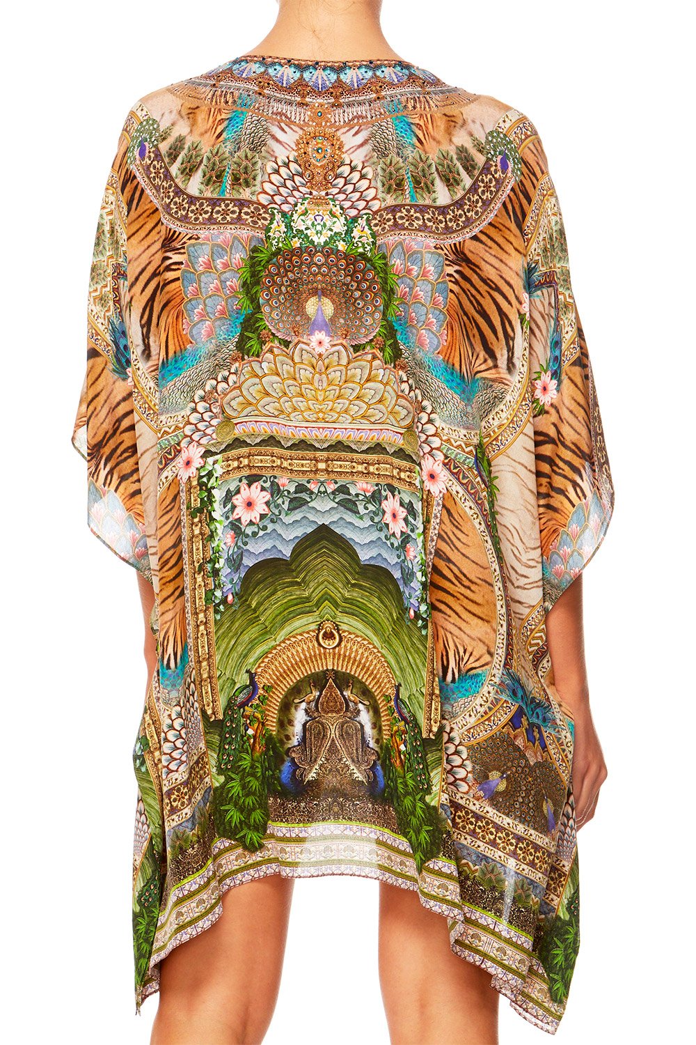 A WOMANS WISDOM SHORT LACE UP KAFTAN