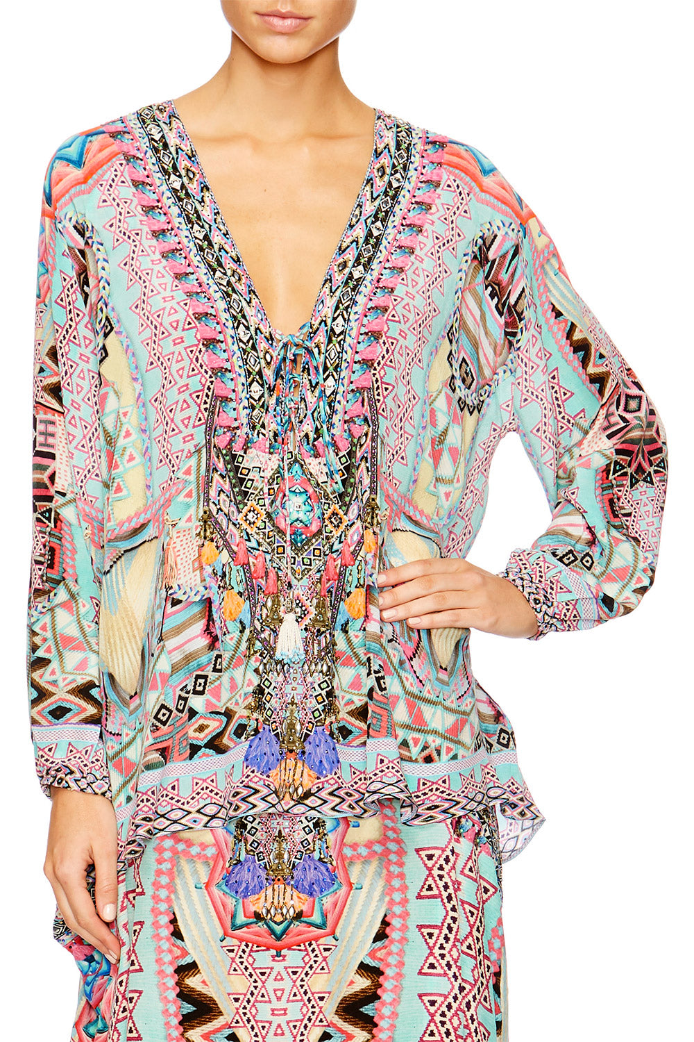 MOCHILLA CHILLER LACE UP SHIRT