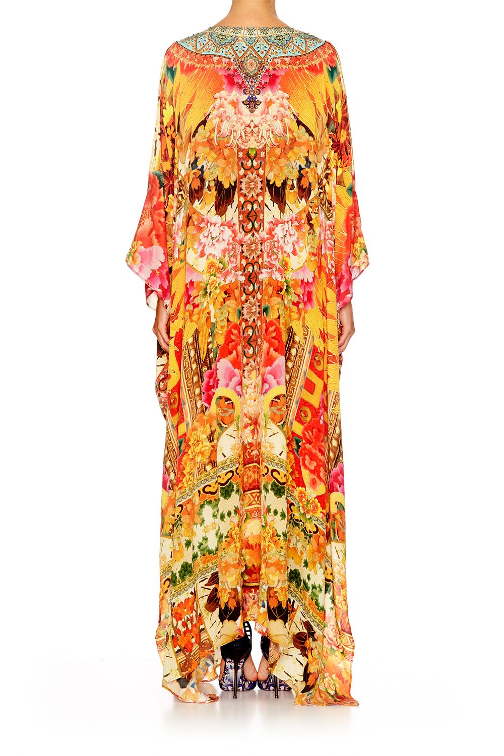 GRANDMA'S MANTELPIECE SPLIT FRONT & SLEEVE KAFTAN