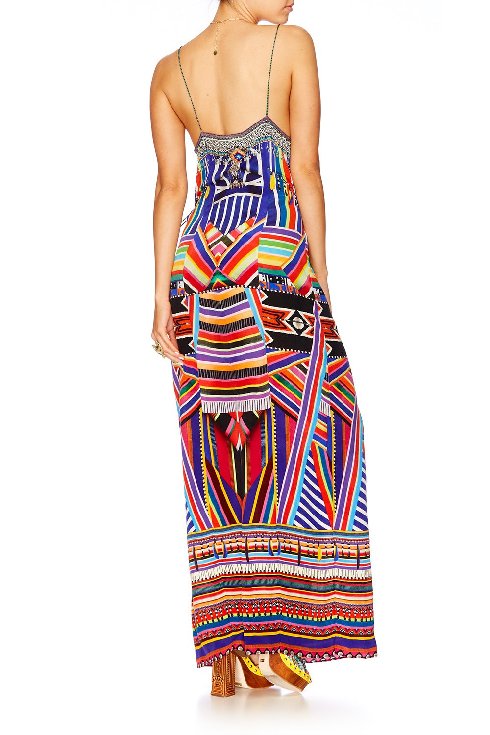 TSACHILA BLESSING ASYMMETRICAL WRAP DRESS