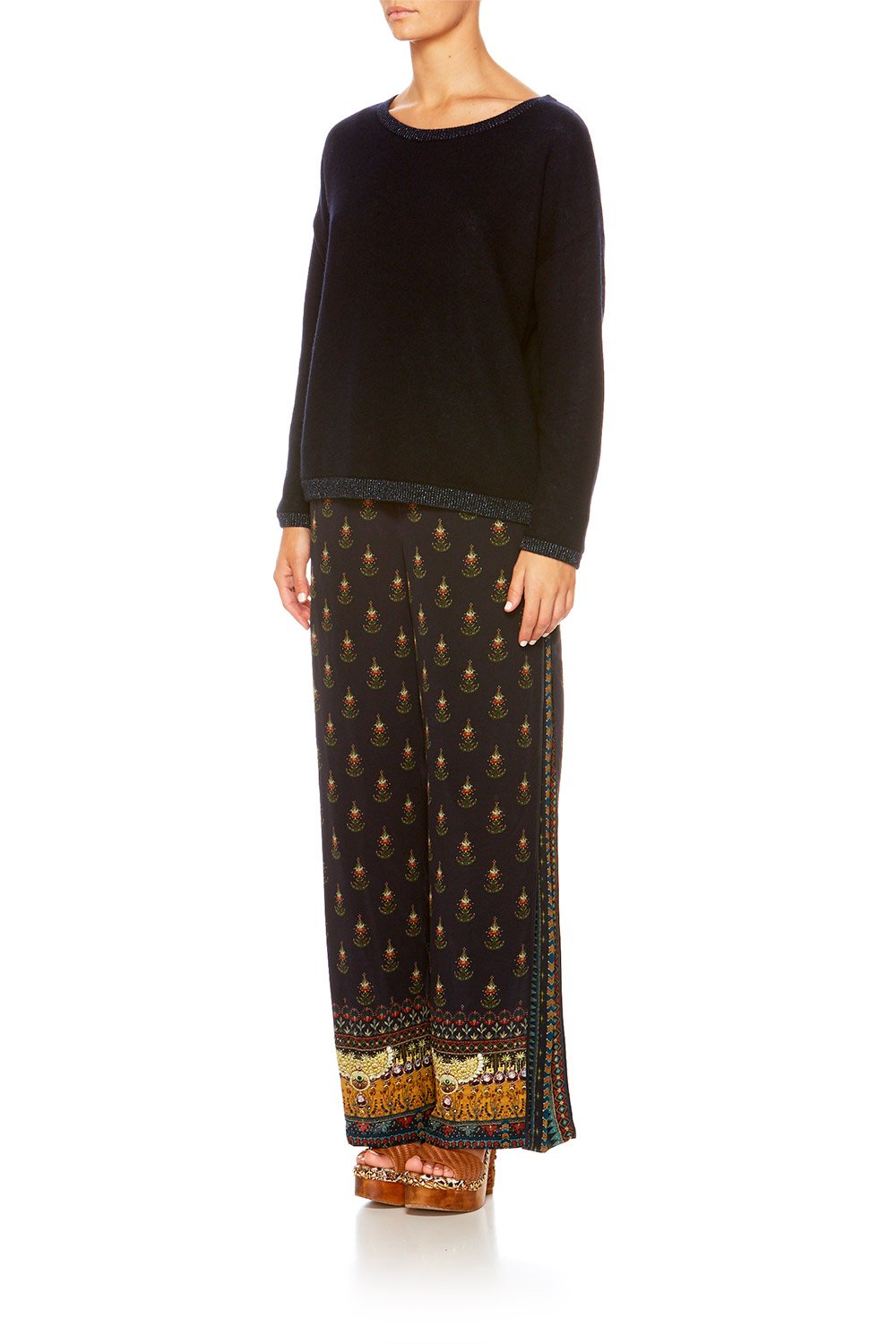 BLISS OF BOHEMIA REVERSIBLE CREW KNIT