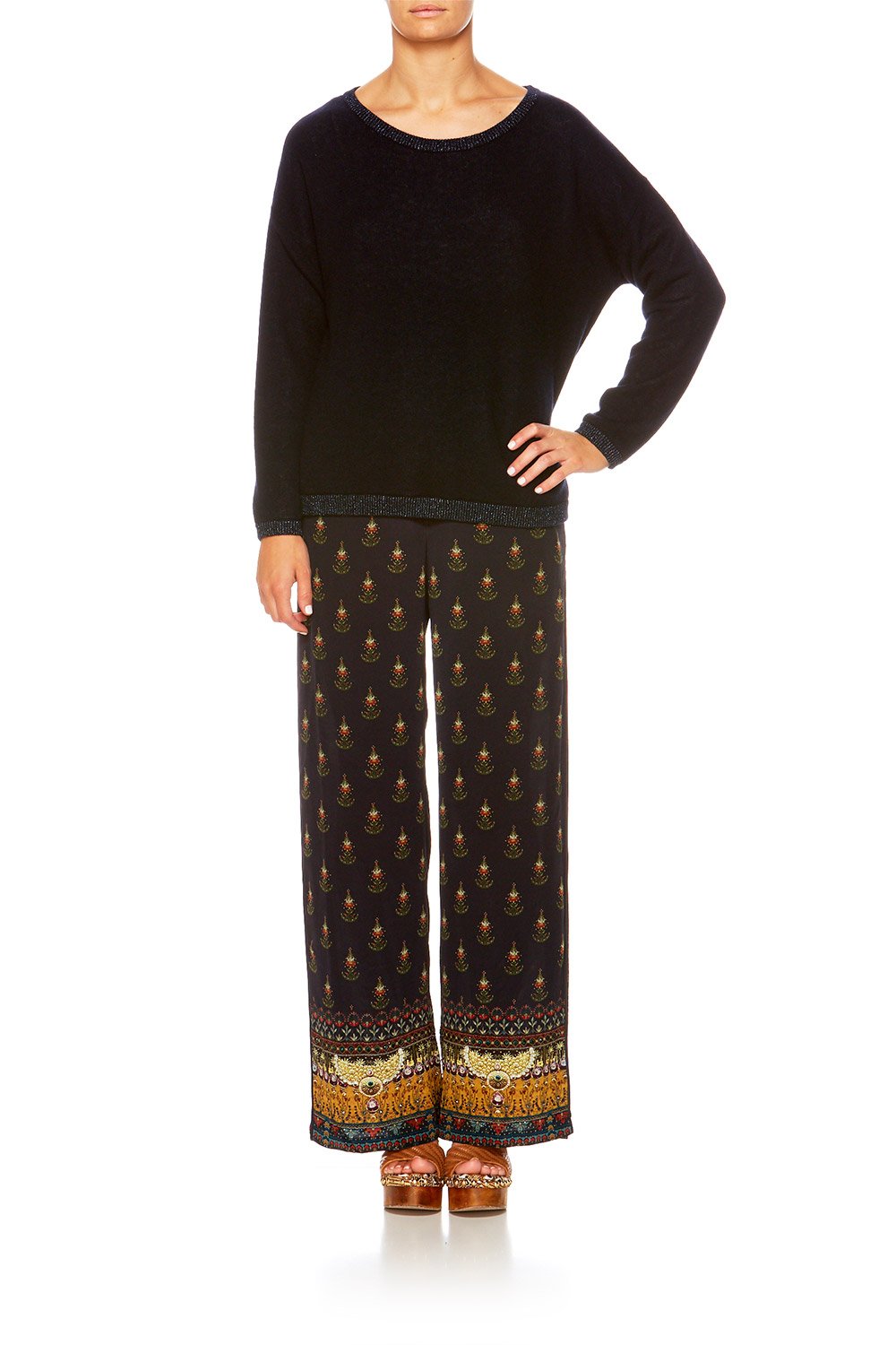 BLISS OF BOHEMIA REVERSIBLE CREW KNIT