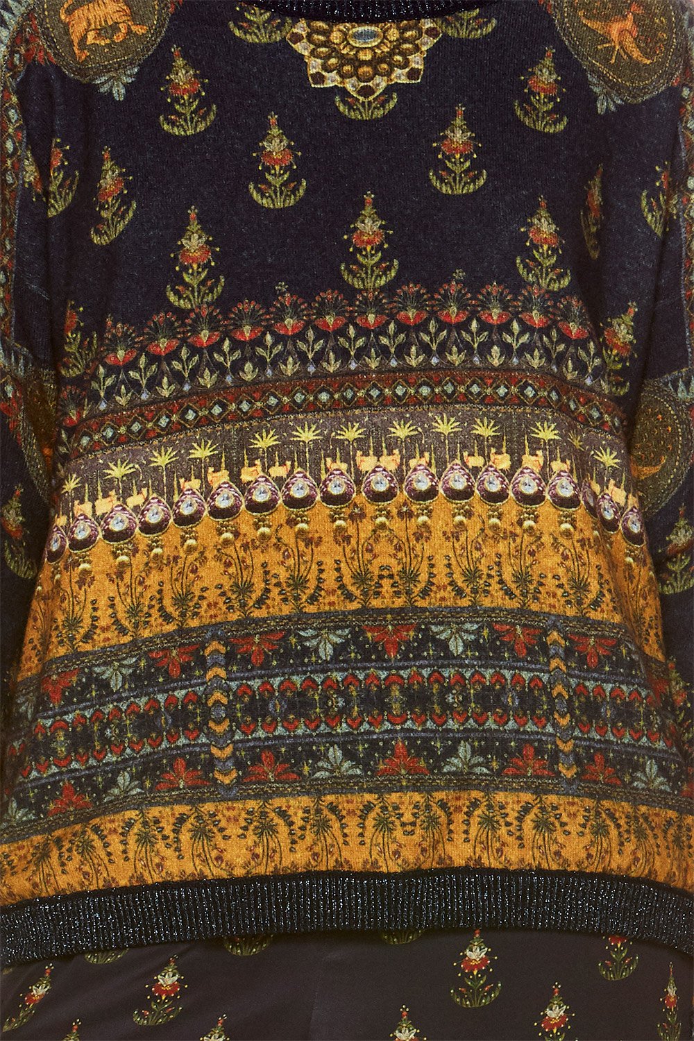 BLISS OF BOHEMIA REVERSIBLE CREW KNIT