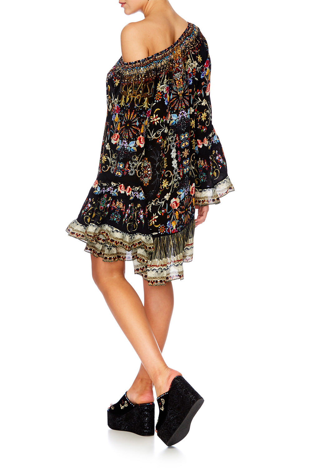 DANCING IN THE DARK A LINE FRILL DRESS