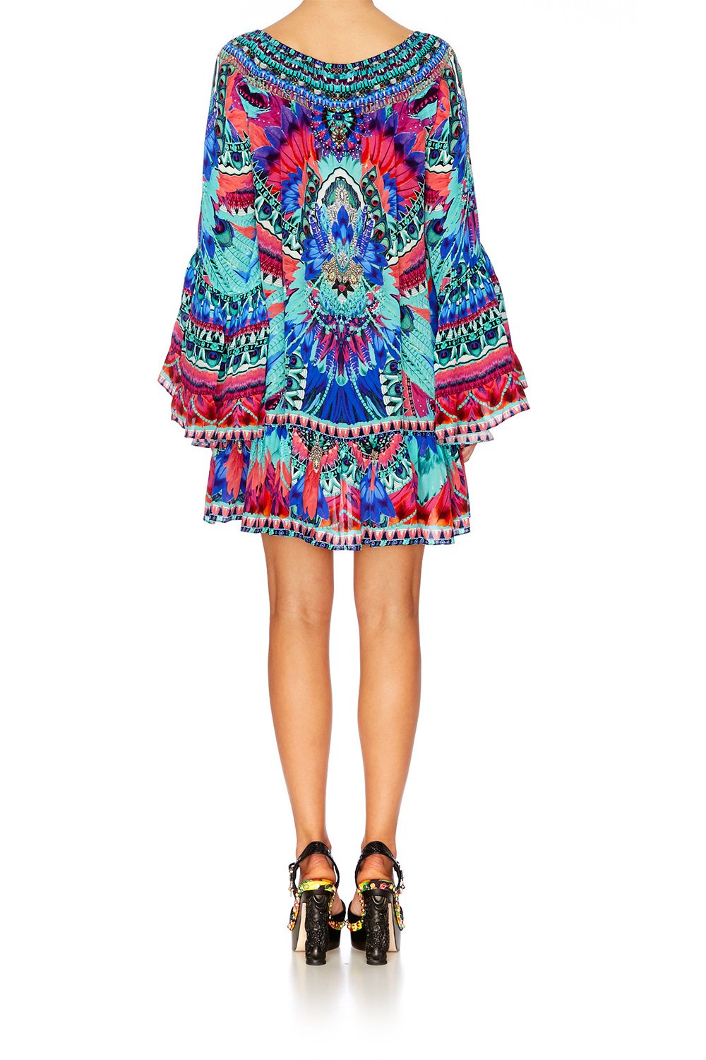 SKY FALL A LINE FRILL DRESS