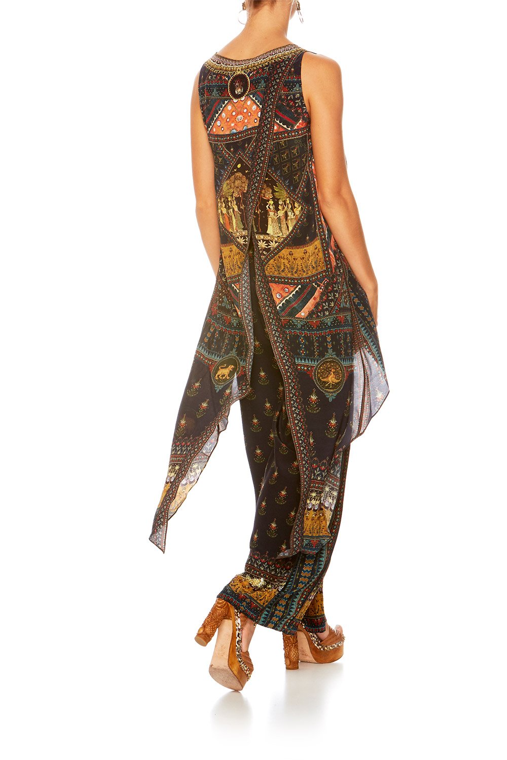 BLISS OF BOHEMIA HIGH LOW CROSS OVERLAY TOP