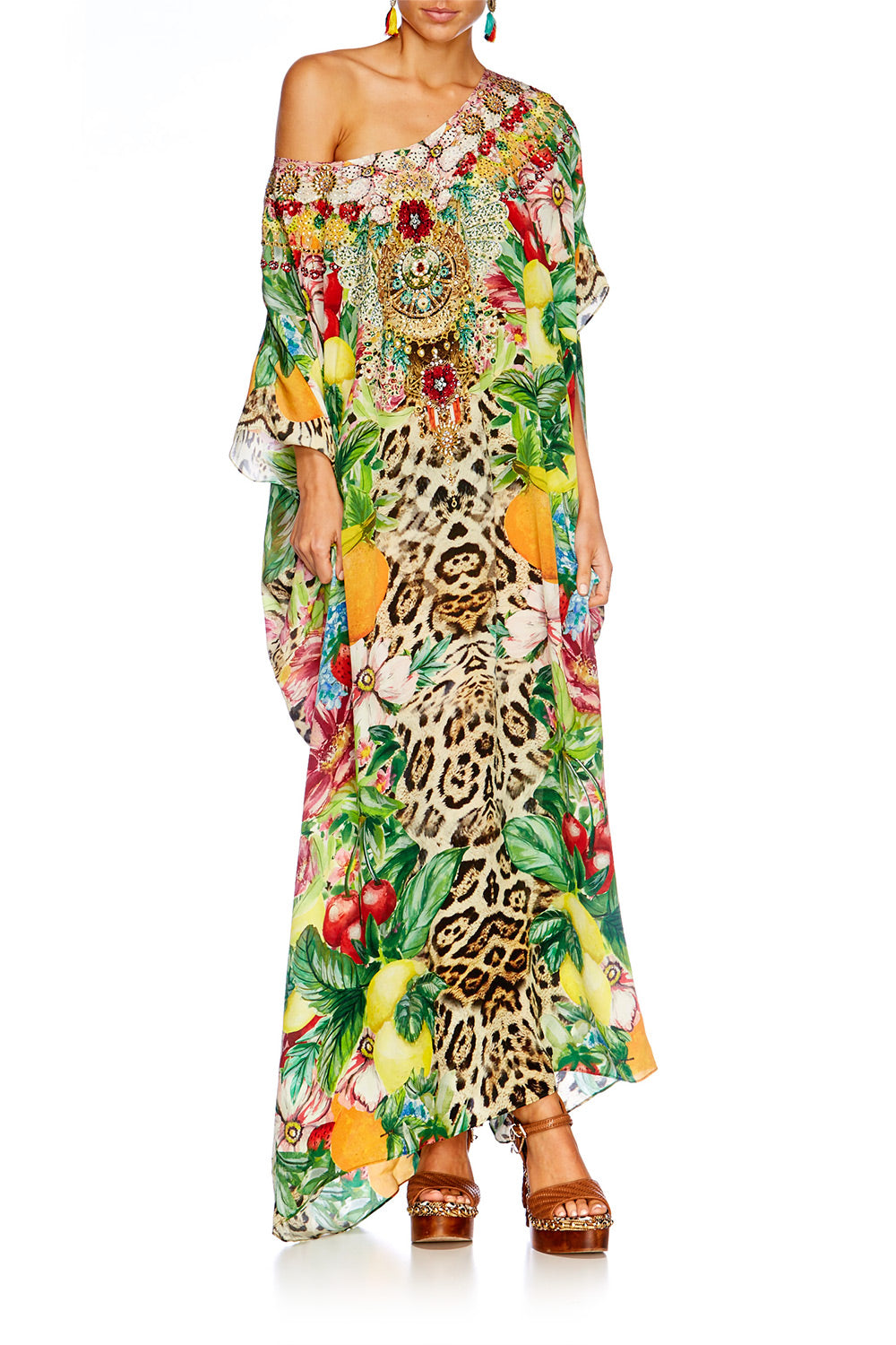 COOL CAT ROUND NECK KAFTAN