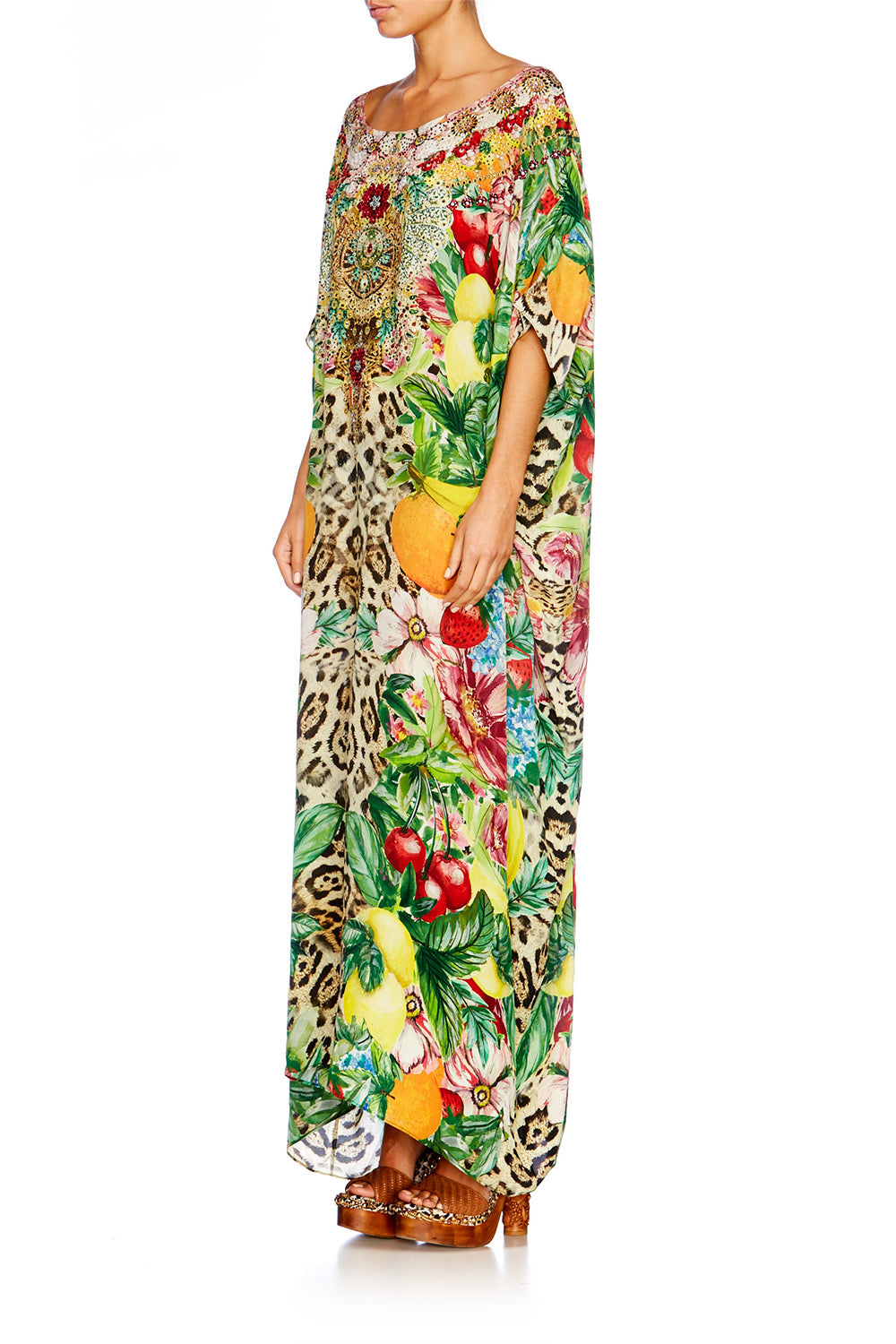 COOL CAT ROUND NECK KAFTAN