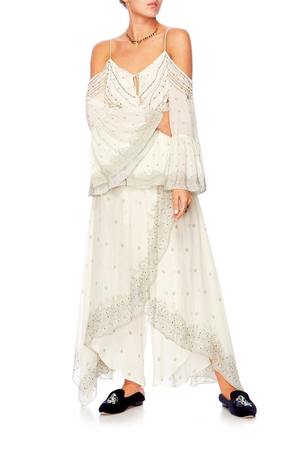 GUIDING LIGHT CROSS OVERLAY PANT