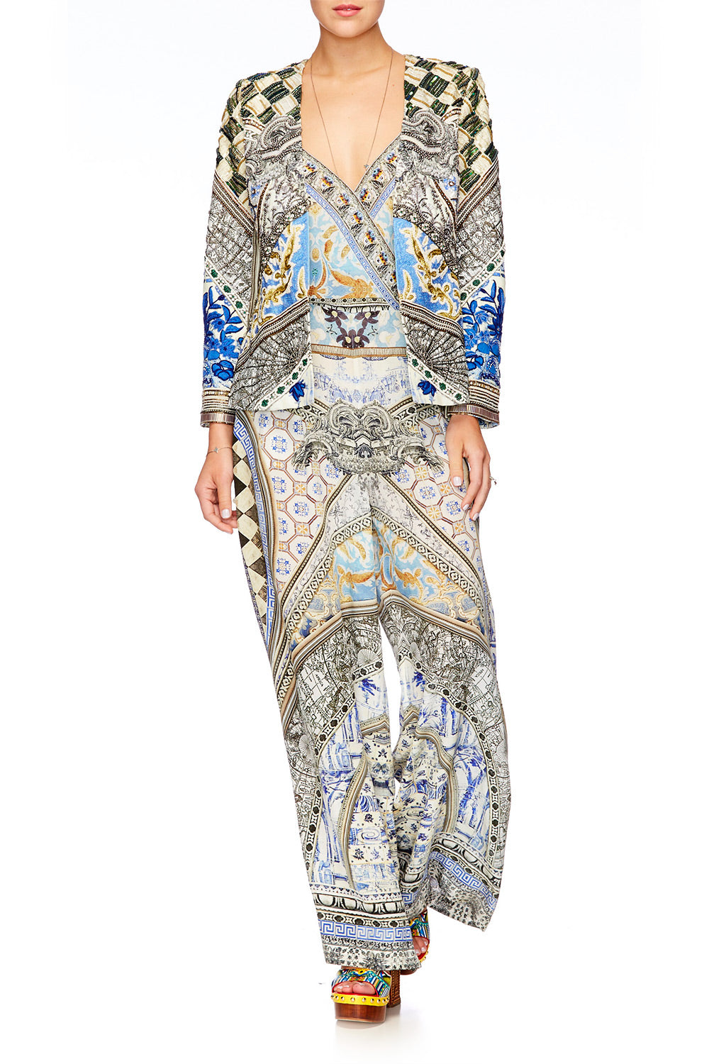 LOST IN A DREAM LOW V CROSS FRONT JUMPSUIT