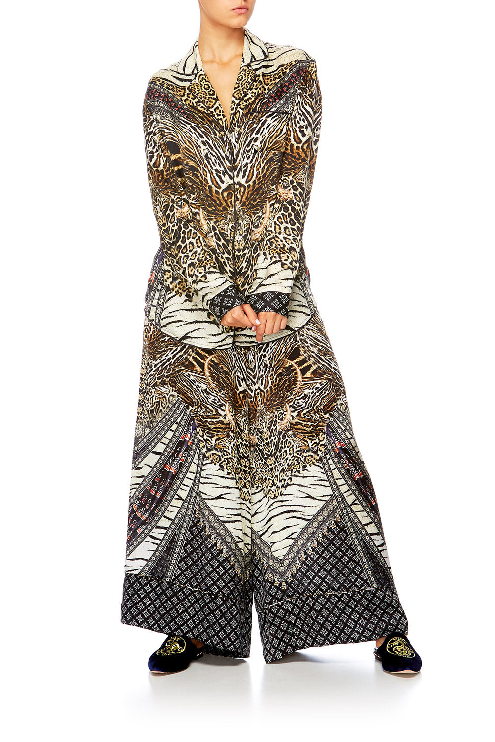 THE BODYGUARD PAJAMA SHIRT WITH PIPING