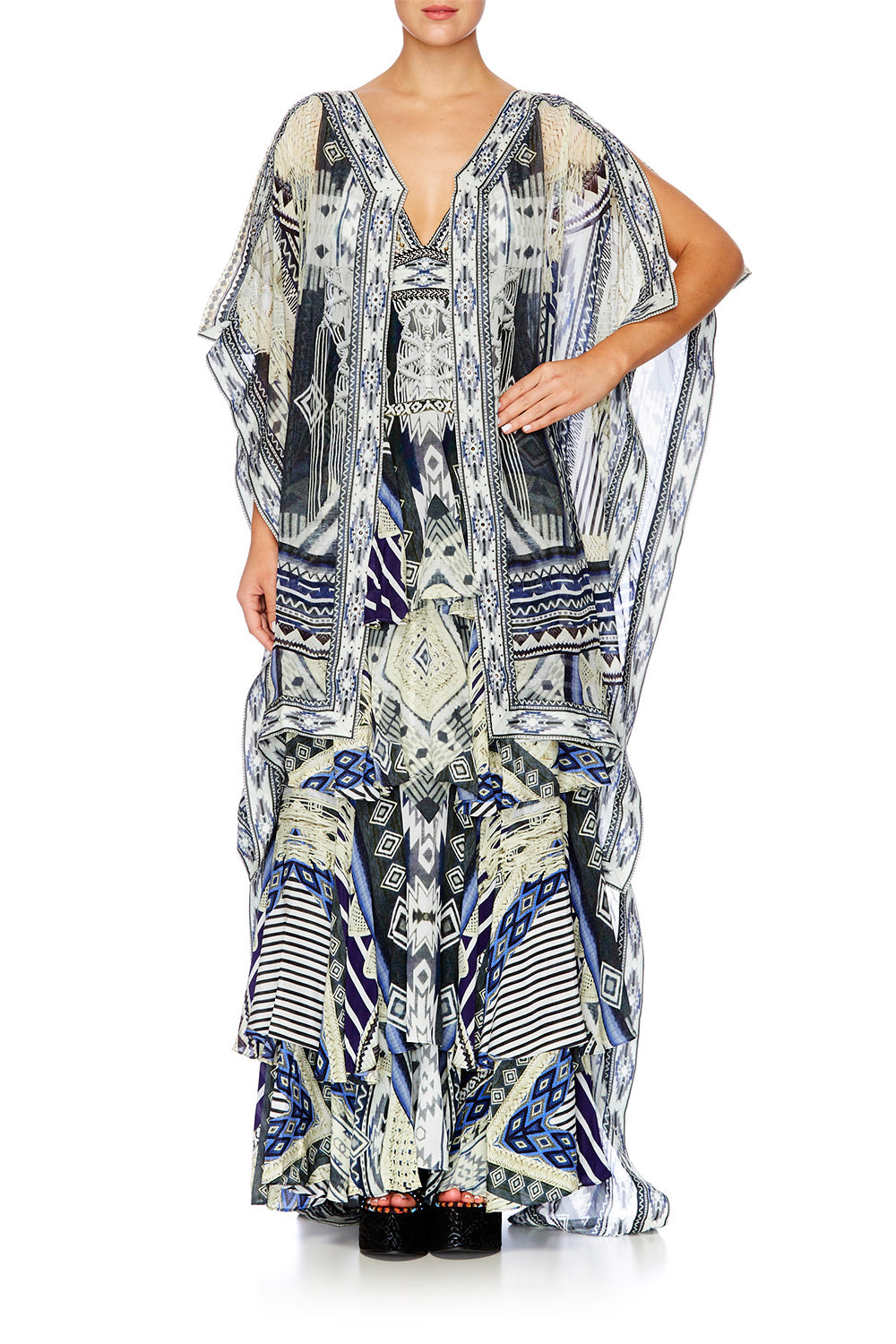 TIE THE KNOT DRAPE LONG BACK OVERLAY