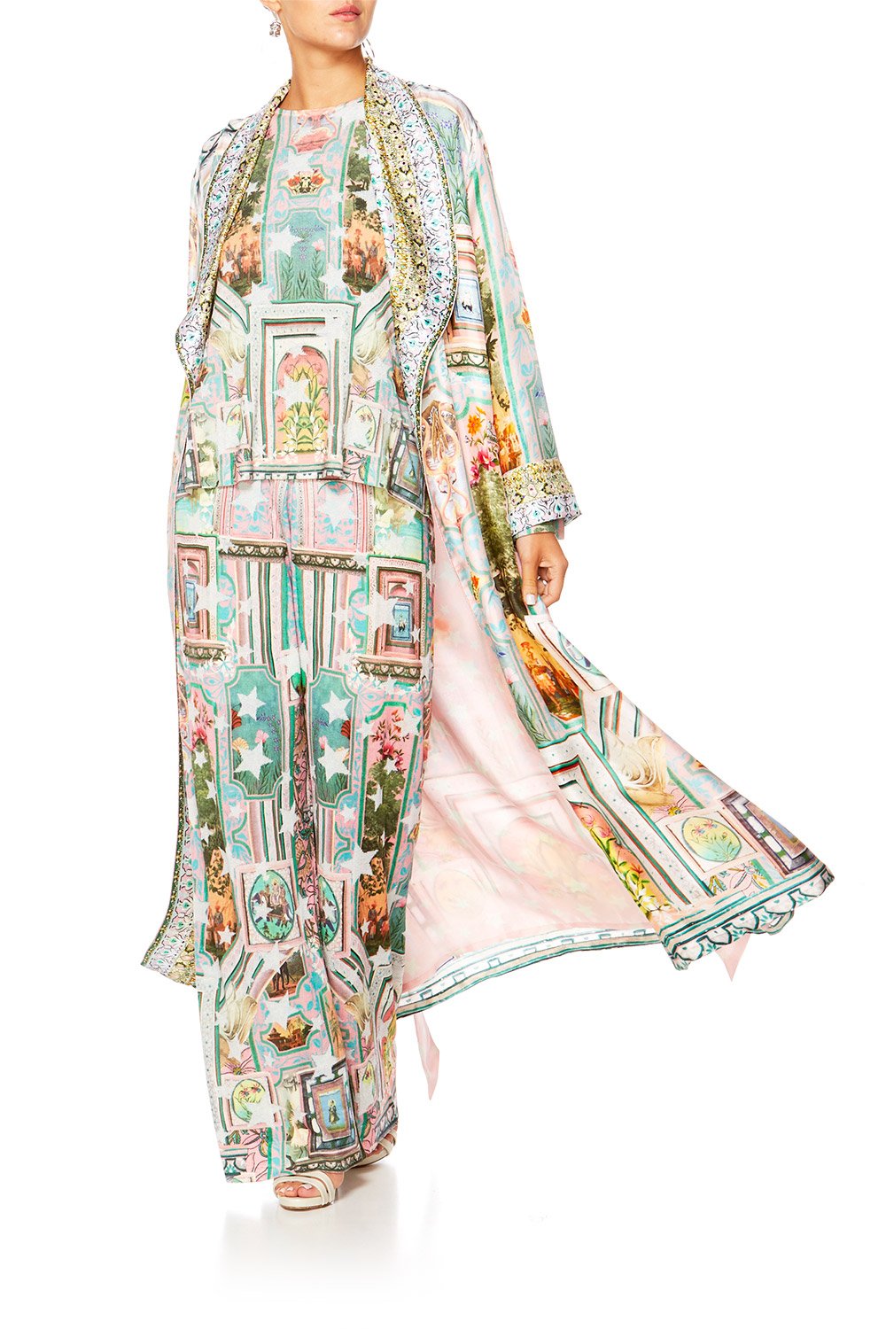 MATRIARCH MUSINGS LONG ROBE W TIE