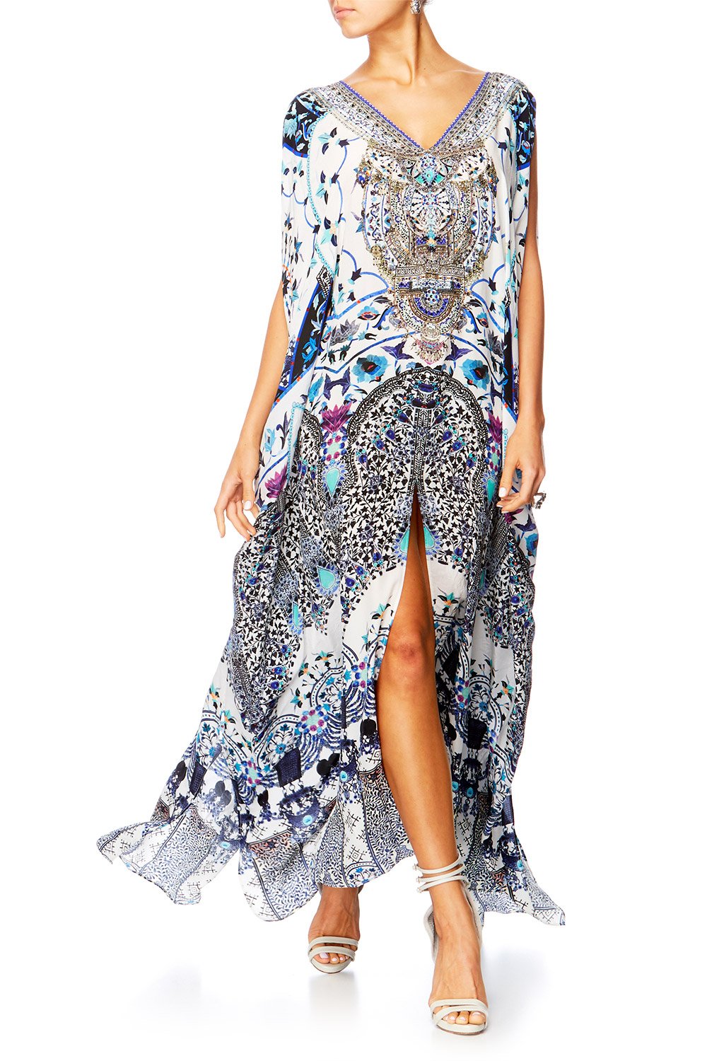 IN THE CONSTELLATIONS SPLIT FRONT & SLEEVE KAFTAN