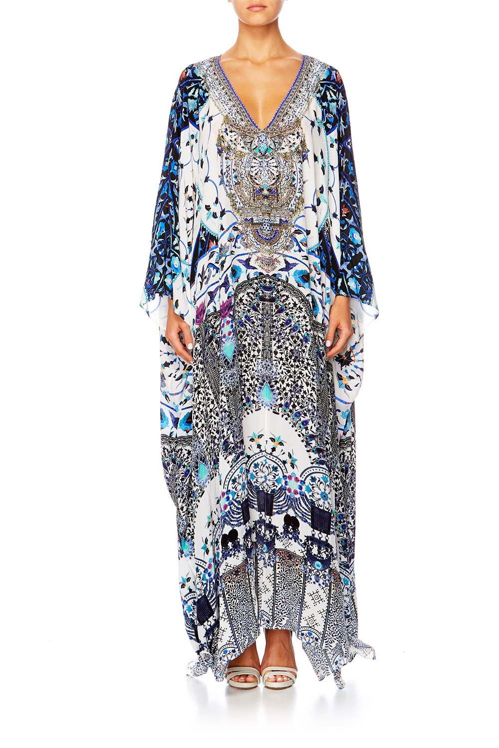 IN THE CONSTELLATIONS SPLIT FRONT & SLEEVE KAFTAN