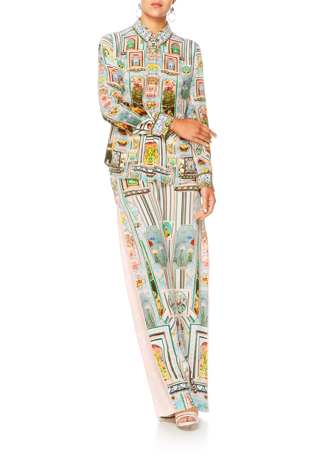 MATRIARCH MUSINGS PANTS W SIDE SPLIT