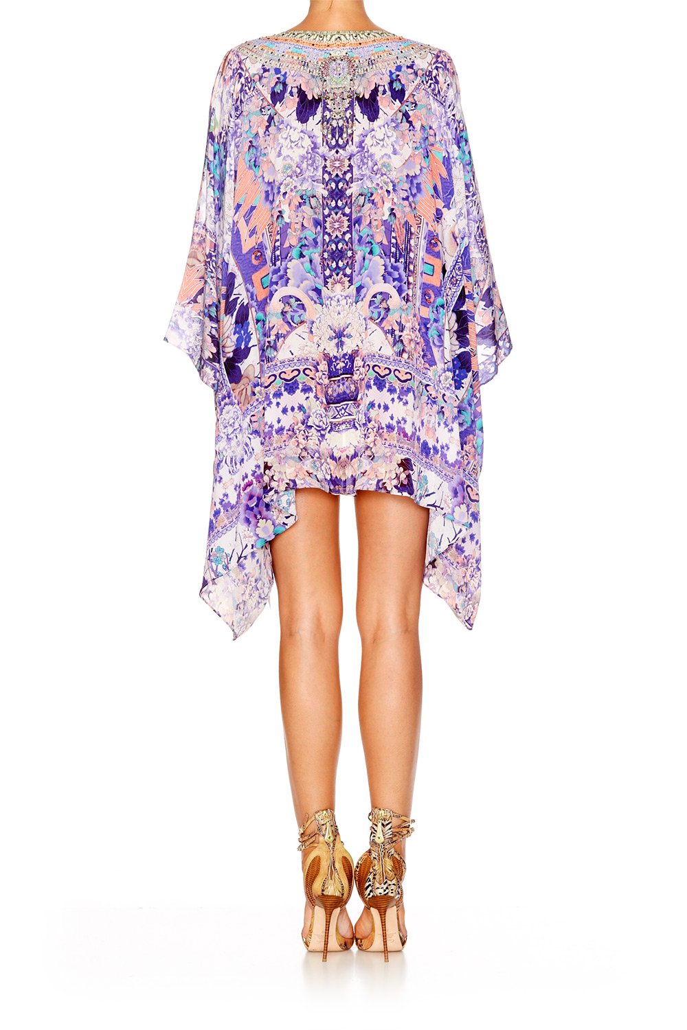STILL LIFE SPLIT SHOULDER SHORT KAFTAN