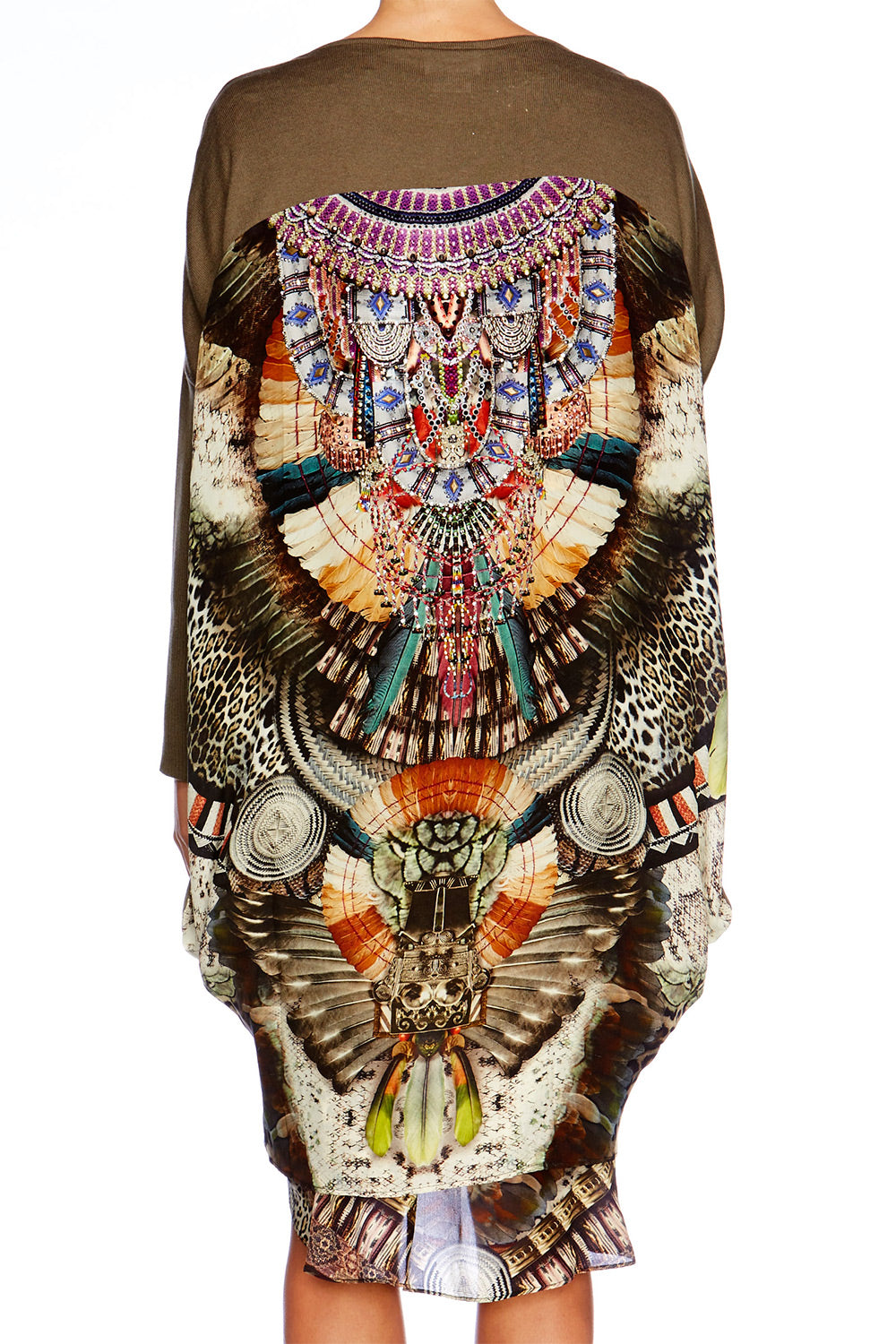 LIGHT MY FIRE LONG SLEEVE JUMPER W PRINT BACK