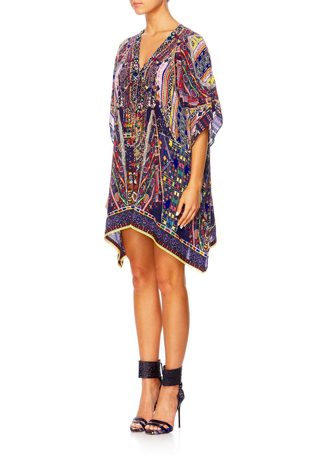 WHERE YOULL FIND ME SHORT LACE UP KAFTAN