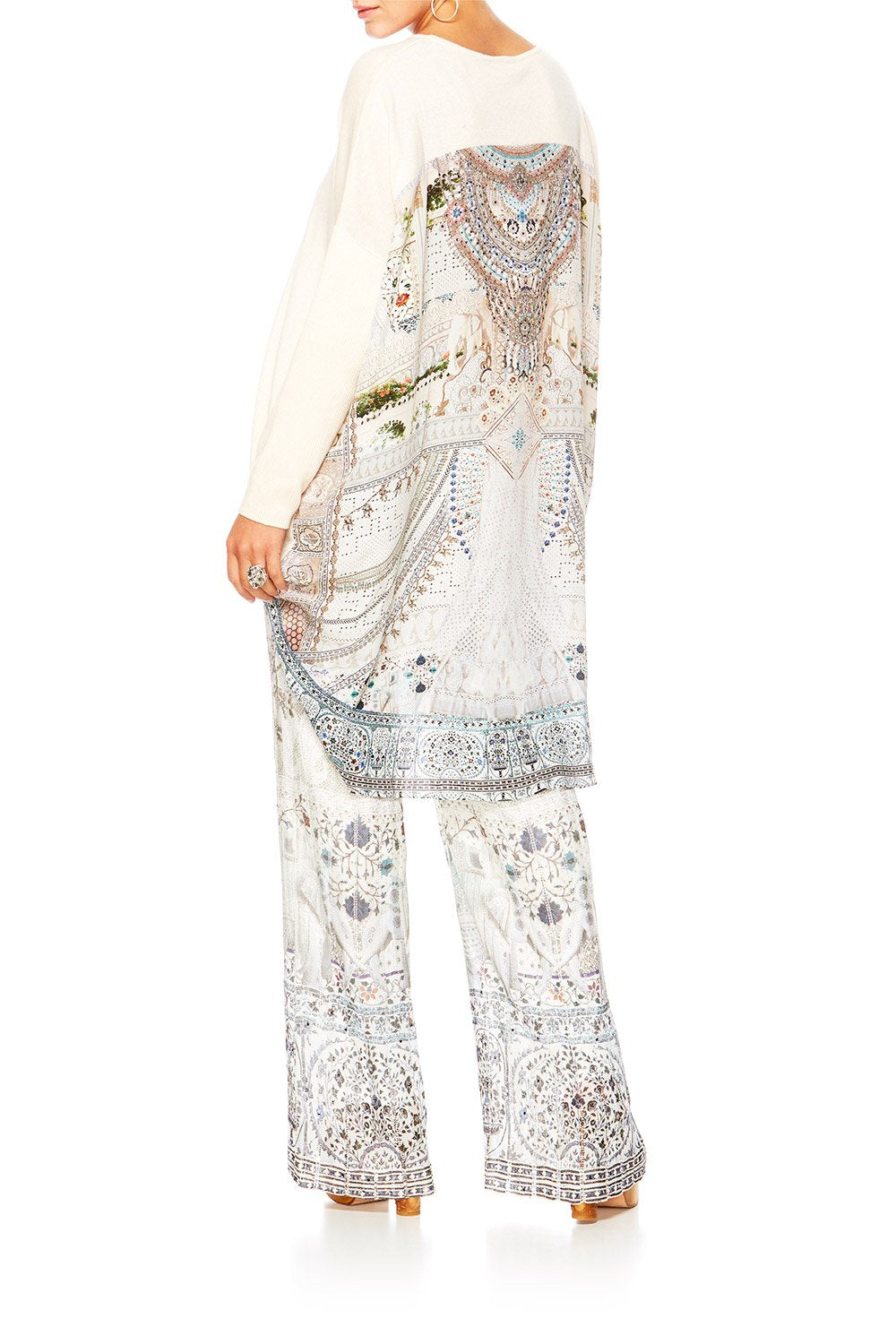 BREAKFAST WITH SILVIA LONG SLEEVE JUMPER W PRINTED BACK