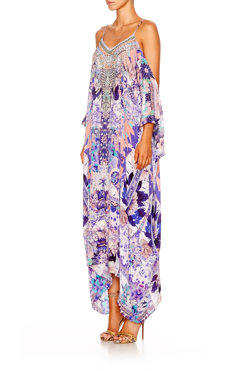 STILL LIFE SHOESTRING STRAP KAFTAN