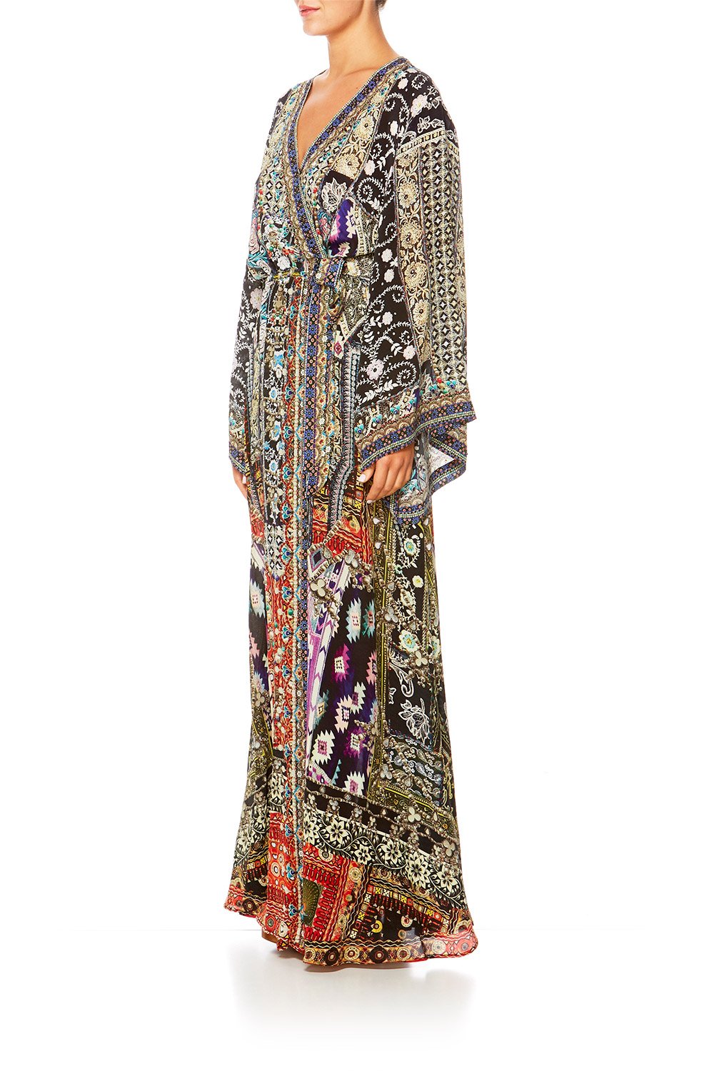 CAMILLA JAGGIS KINGDOM KIMONO WRAP DRESS