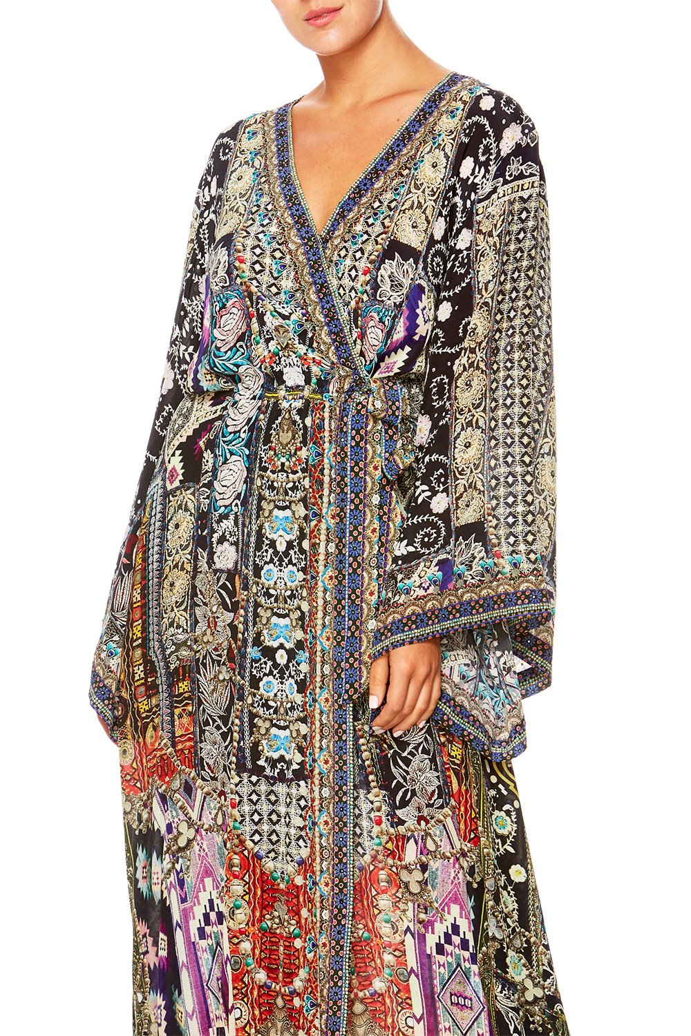 CAMILLA JAGGIS KINGDOM KIMONO WRAP DRESS