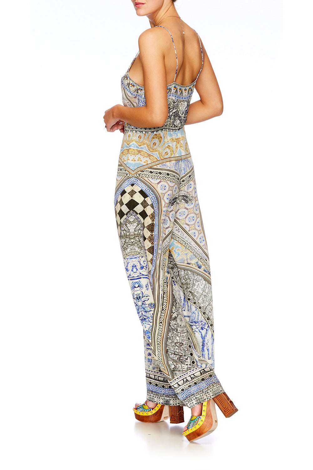 LOST IN A DREAM LOW V CROSS FRONT JUMPSUIT