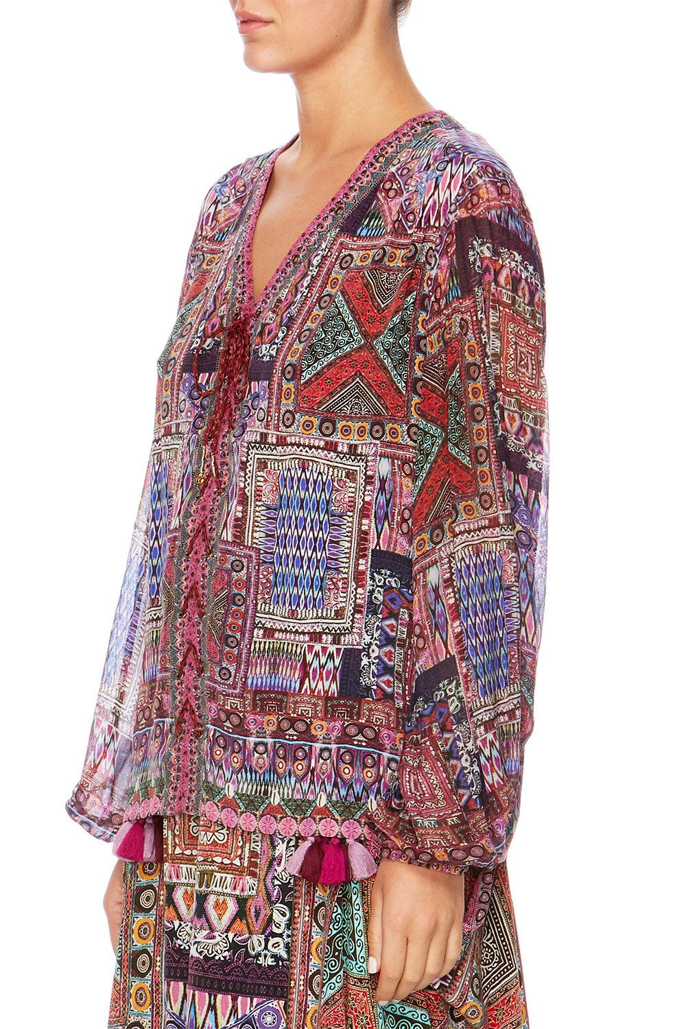 THE JAIPUR FOUR A LINE FRILL DRESS