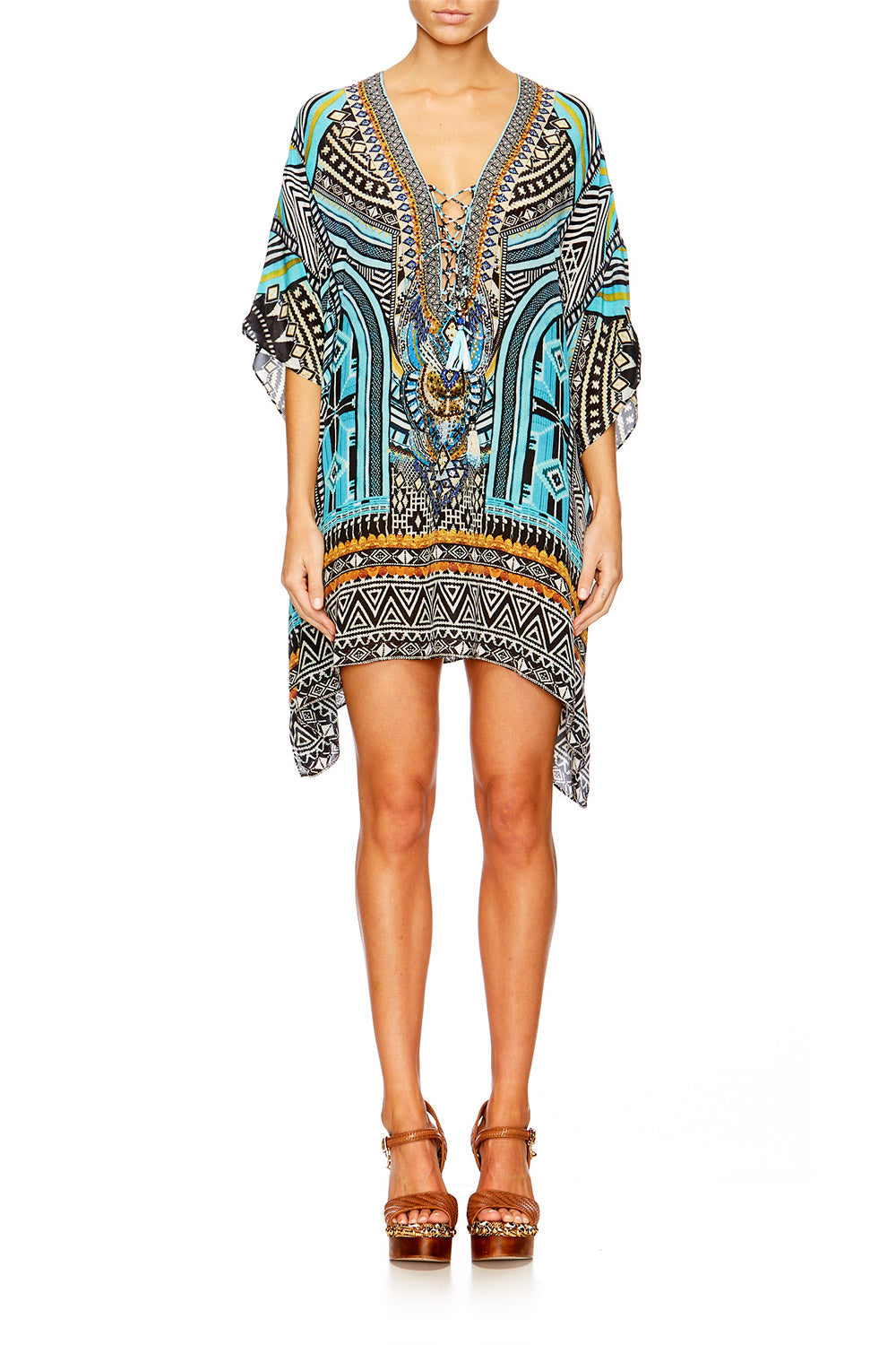 RUNAWAY READY SHORT LACE UP KAFTAN