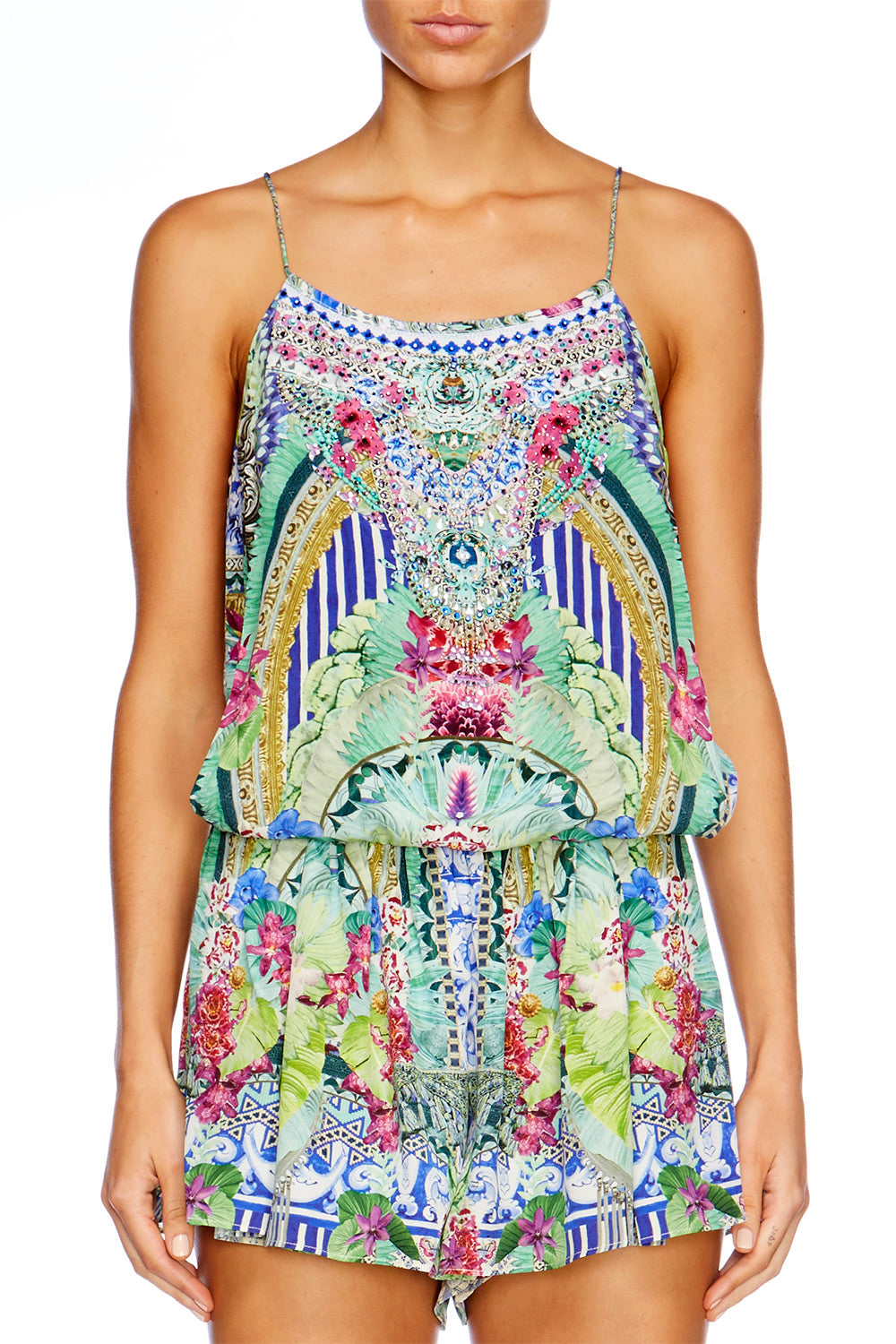 BAHIA BLISS SHOESTRING STRAP PLAYSUIT