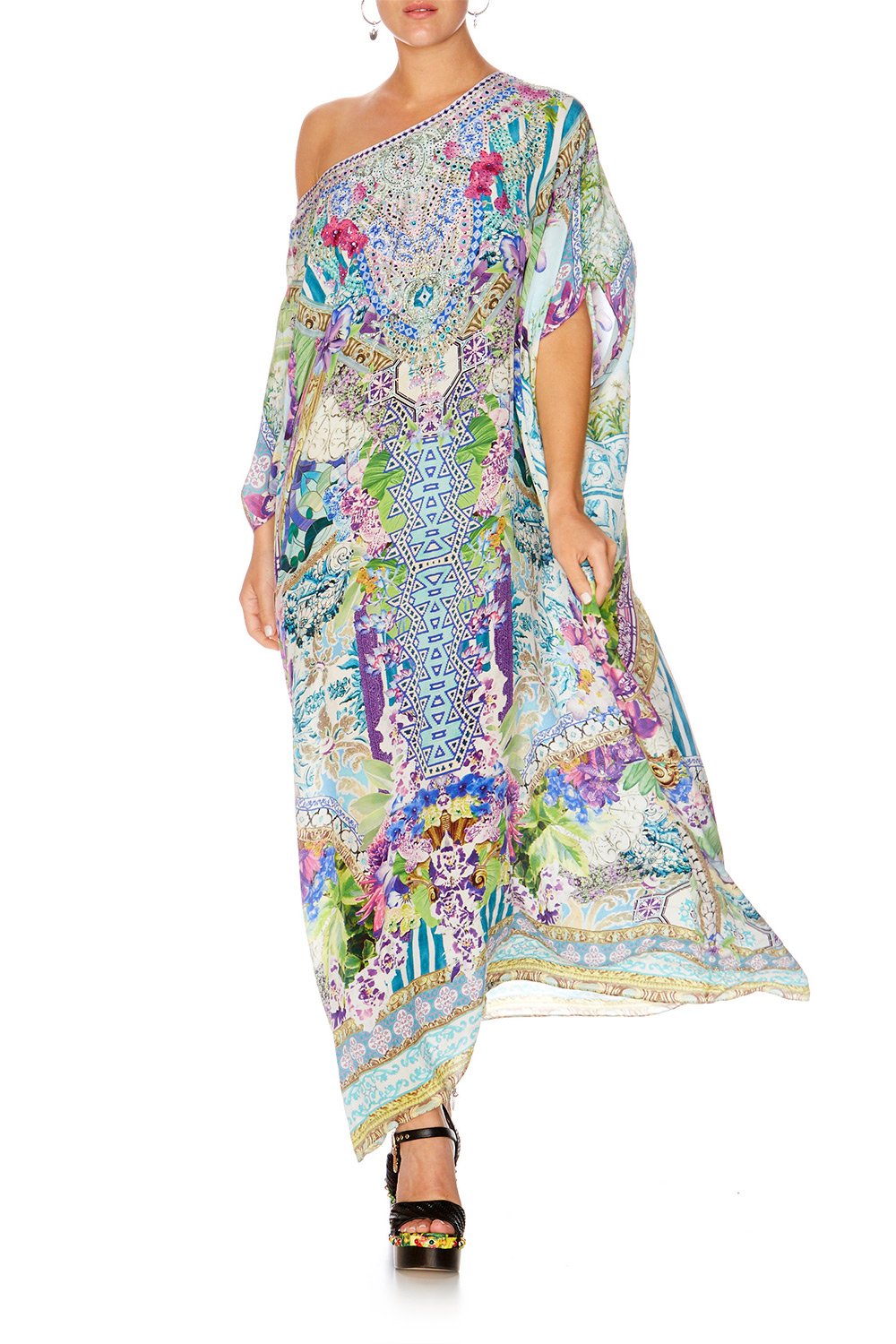 SALVADOR FIELDS FOREVER ROUND NECK KAFTAN