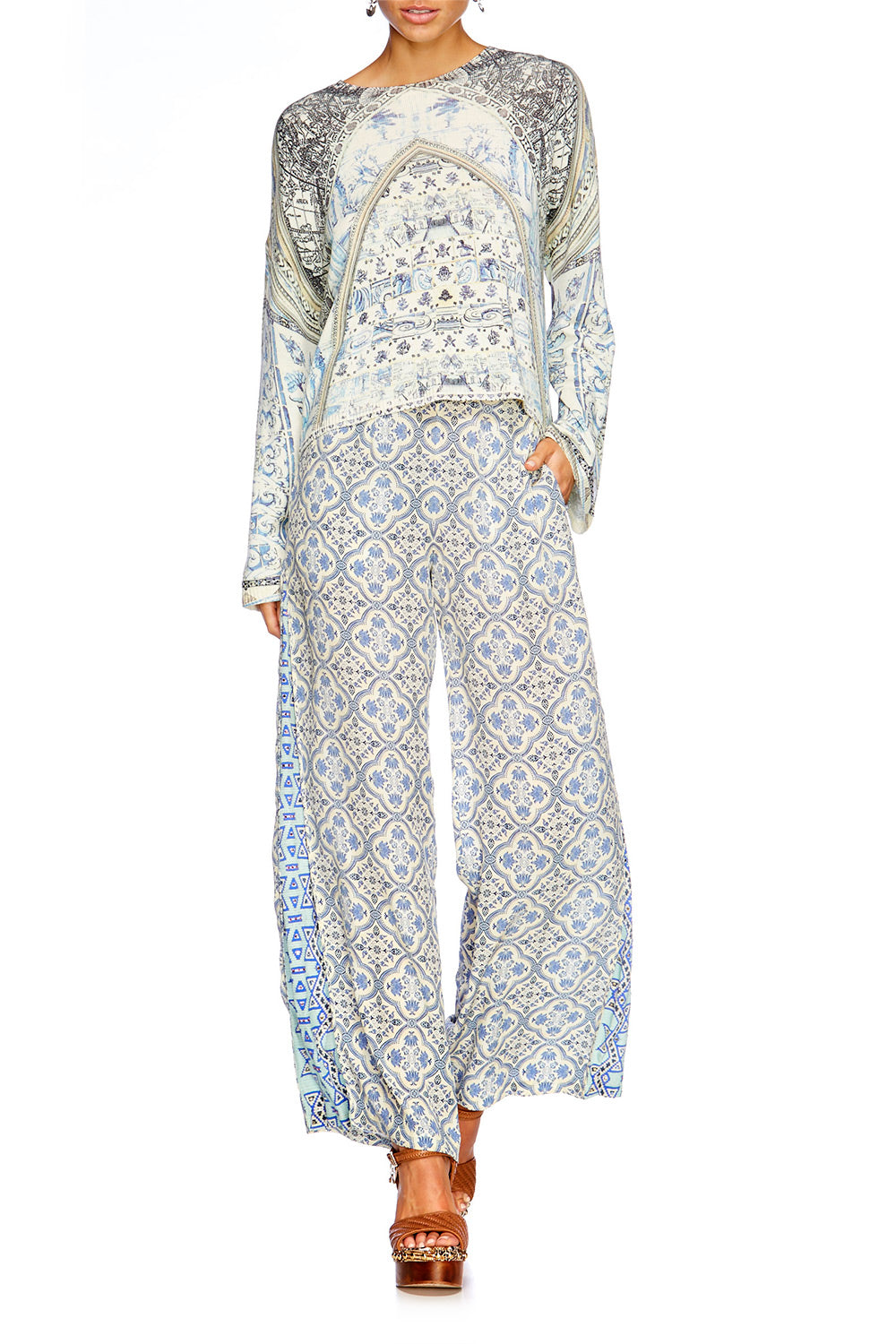 LOST IN A DREAM PRINTED KNITTED JUMPER