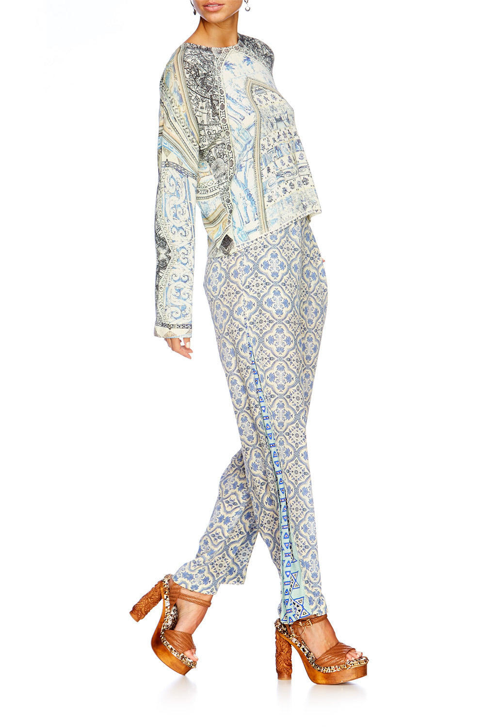 LOST IN A DREAM PRINTED KNITTED JUMPER