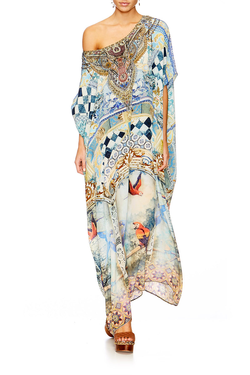 ROUND NECK KAFTAN LOVE ON THE WING