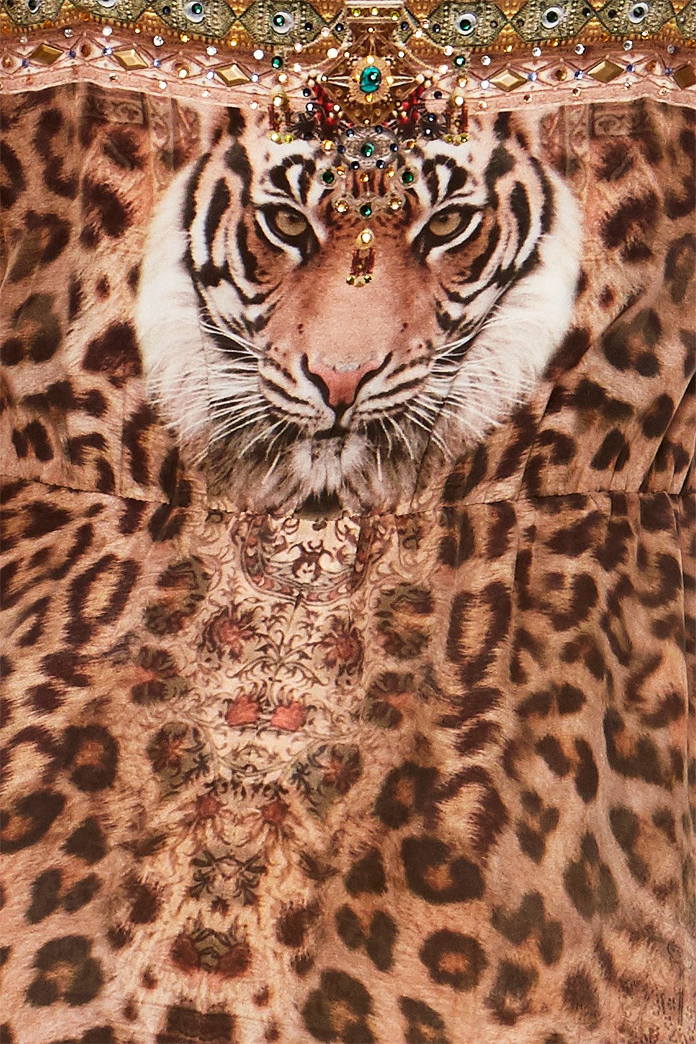 THE GYPSY LOUNGE CROSS OVERLAY HALTER DRESS