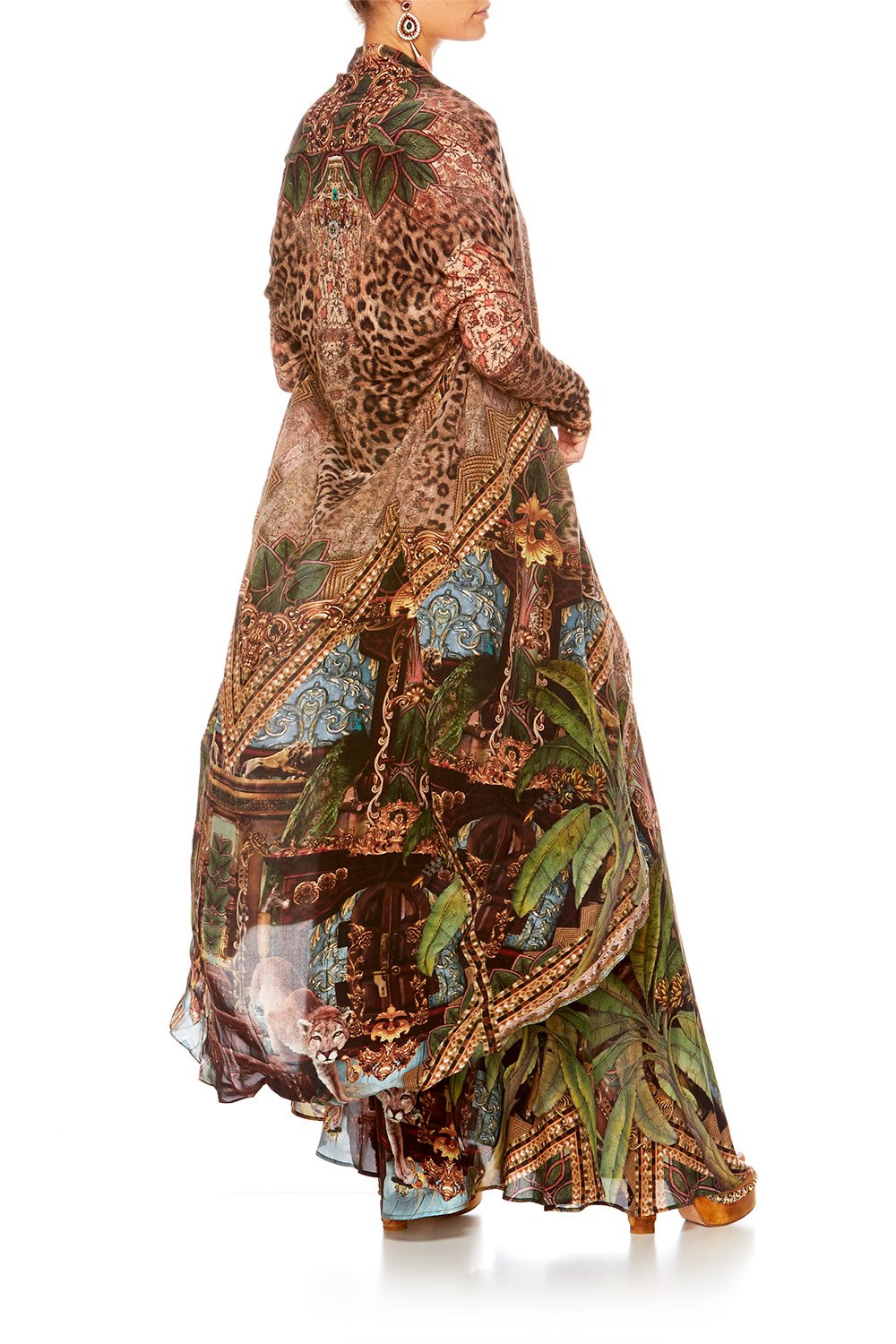 THE GYPSY LOUNGE LONG CASUAL JACKET W POCKETS