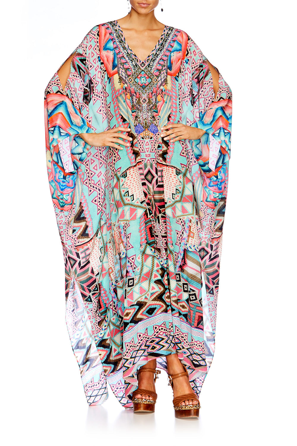 MOCHILLA CHILLER SLIT FRONT & SLEEVE KAFTAN