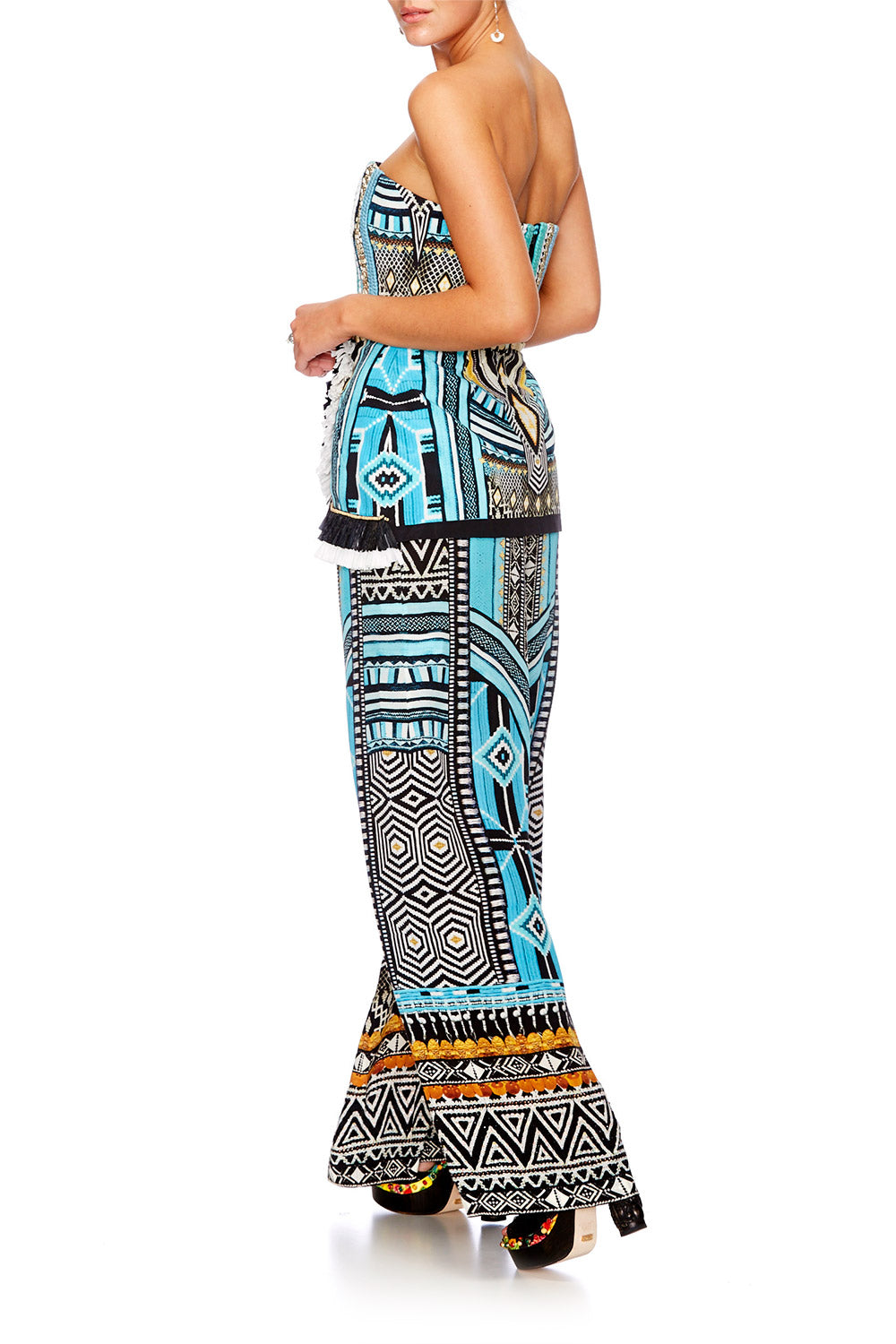 RUNAWAY READY LOUNGE TROUSER W TIE WAIST