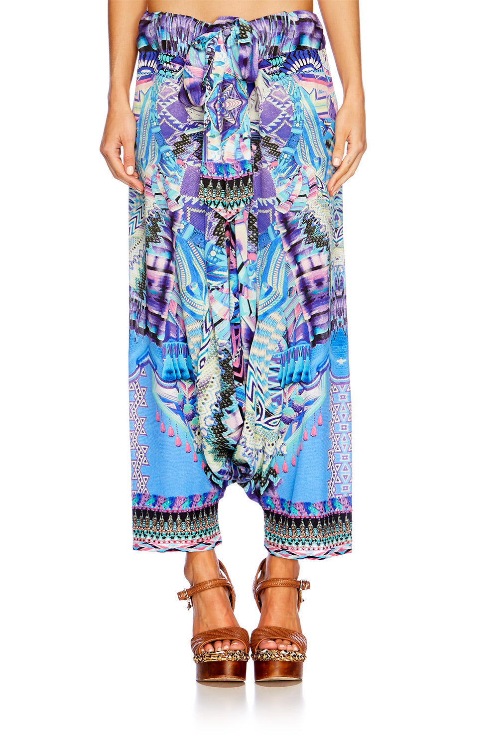 THREADS OF COSMOS HAREM PANTS