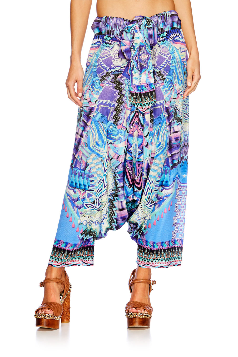 THREADS OF COSMOS HAREM PANTS