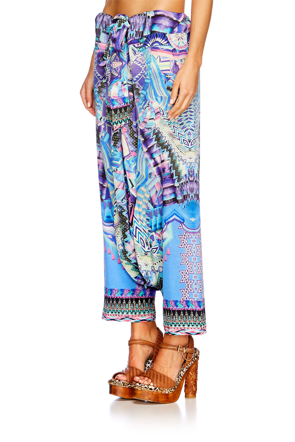 THREADS OF COSMOS HAREM PANTS