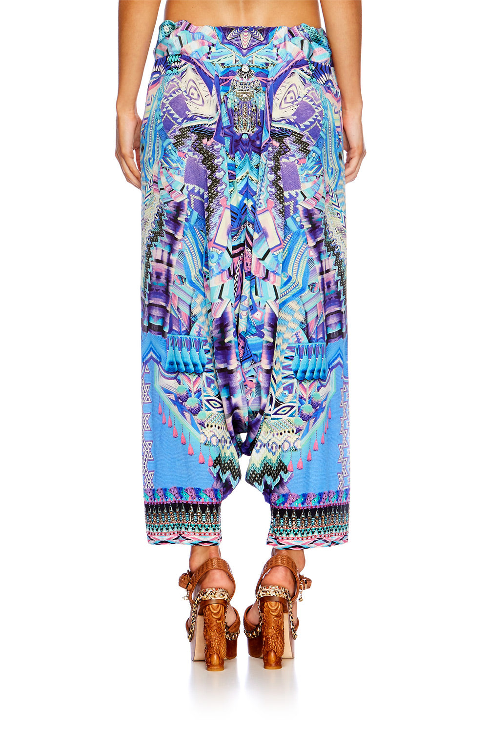 THREADS OF COSMOS HAREM PANTS