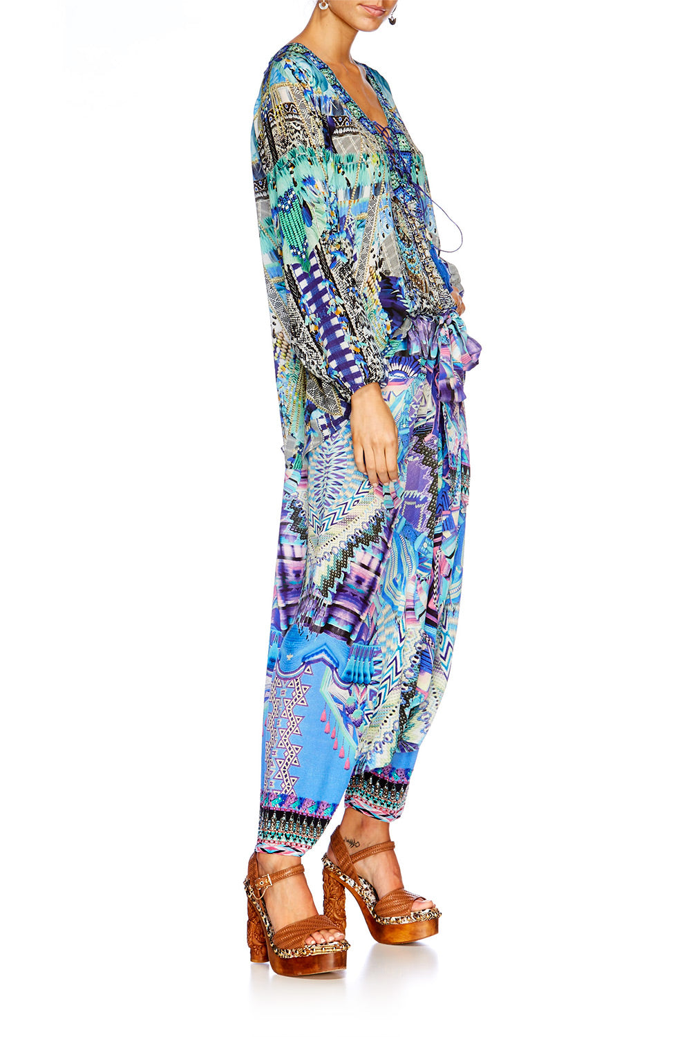 THREADS OF COSMOS HAREM PANTS