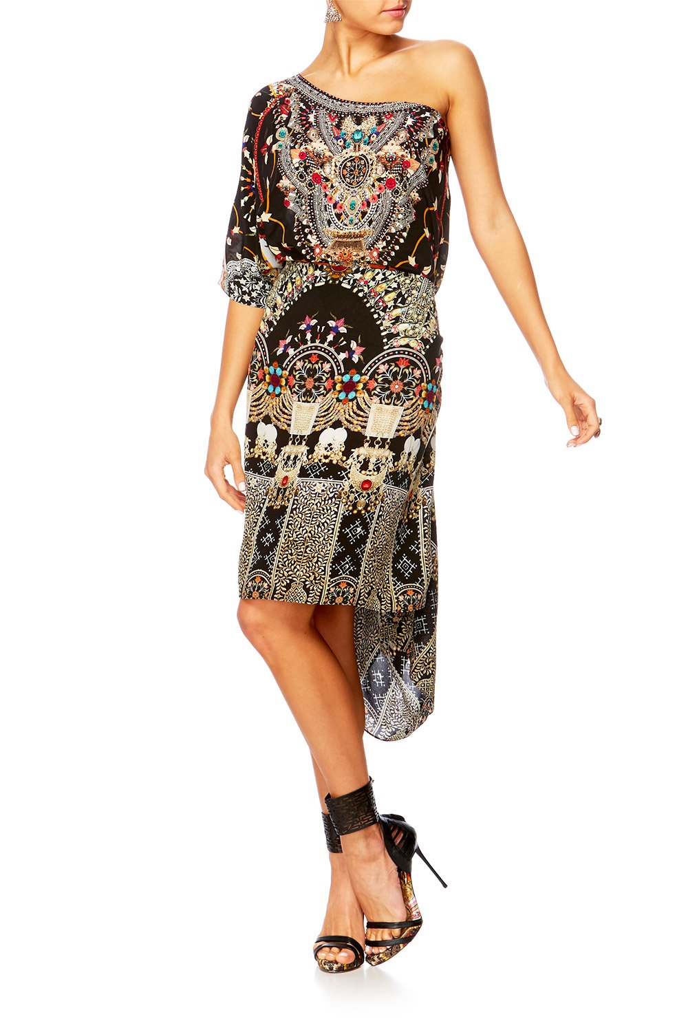 CHAMBER OF REFLECTIONS ROUND NECK KAFTAN